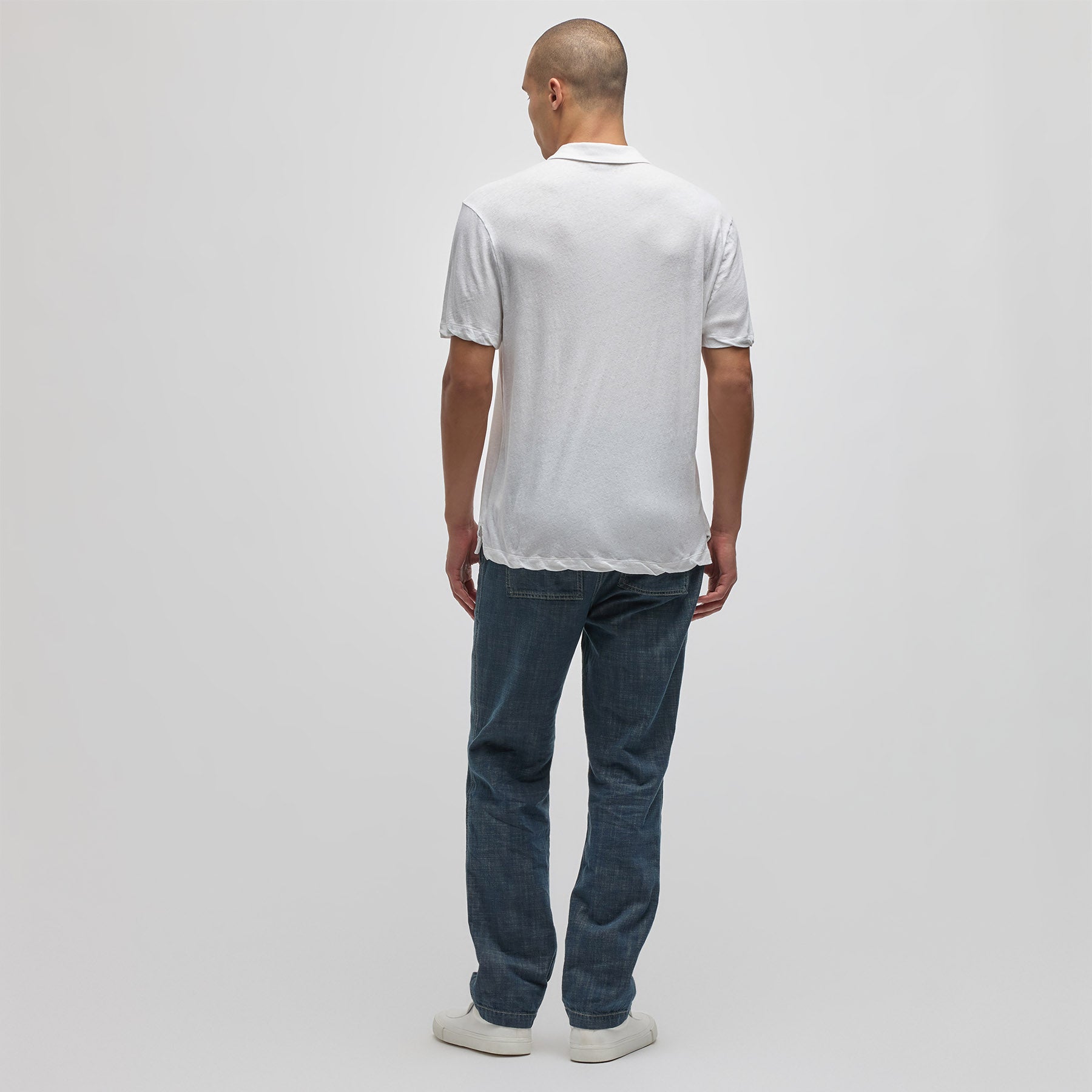 Premium Cotton Jersey Polo Shirt for Men - Classic White Casual & Business Wear - Perfect for Office, Golf, and Everyday Outfits