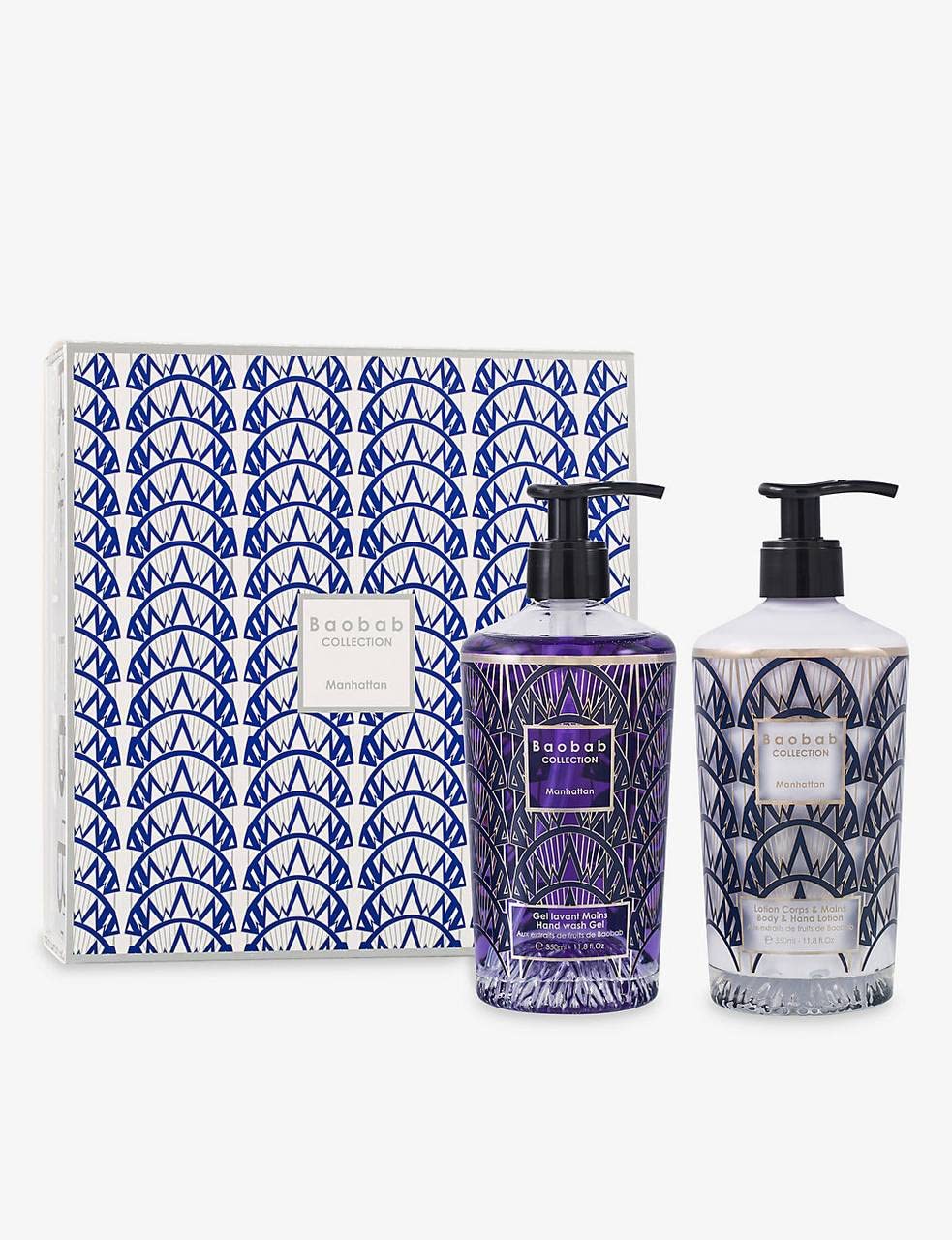 Manhattan Hand & Body Lotion with Hand Cleansing Gel Gift Set - Moisturizing Skincare Duo for Dry Hands | Perfect for Home, Office & Travel