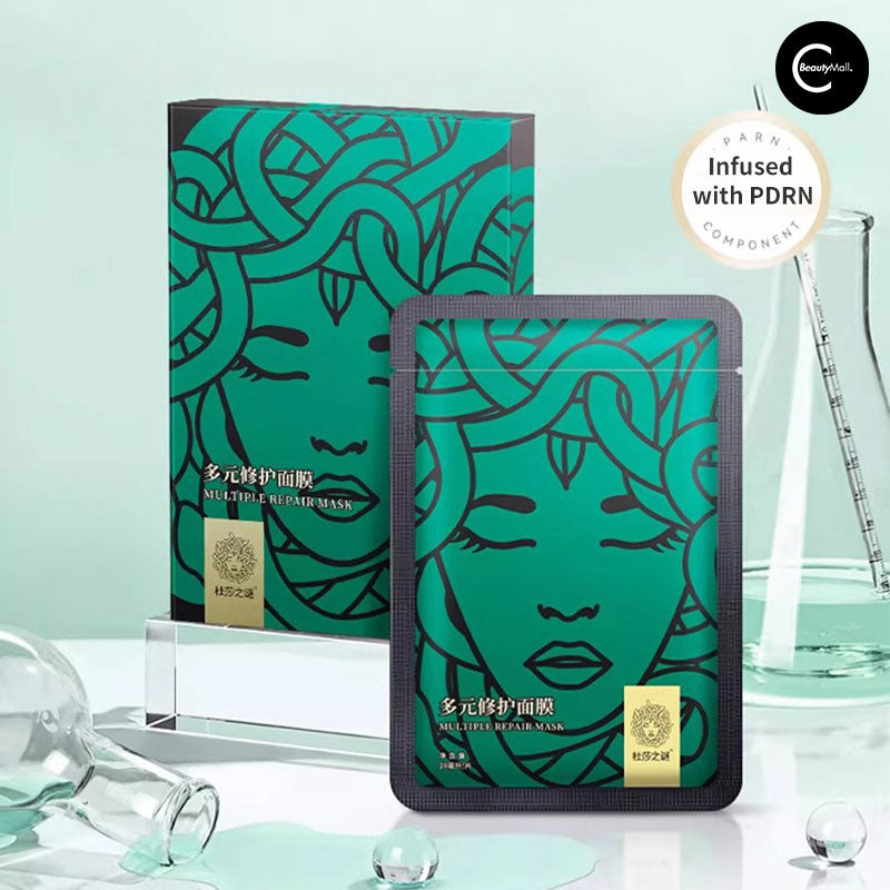 Medutherapy PDRN Salmon DNA Intensive Repair Mask - Anti-Aging & Hydrating Facial Sheet for Glowing Skin - Perfect for Nighttime Skincare & Post-Procedure Recovery