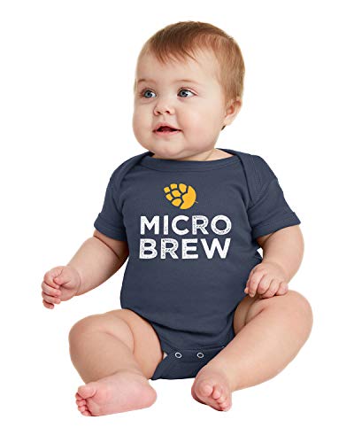 Micro Brew | Infant Bodysuit | Navy