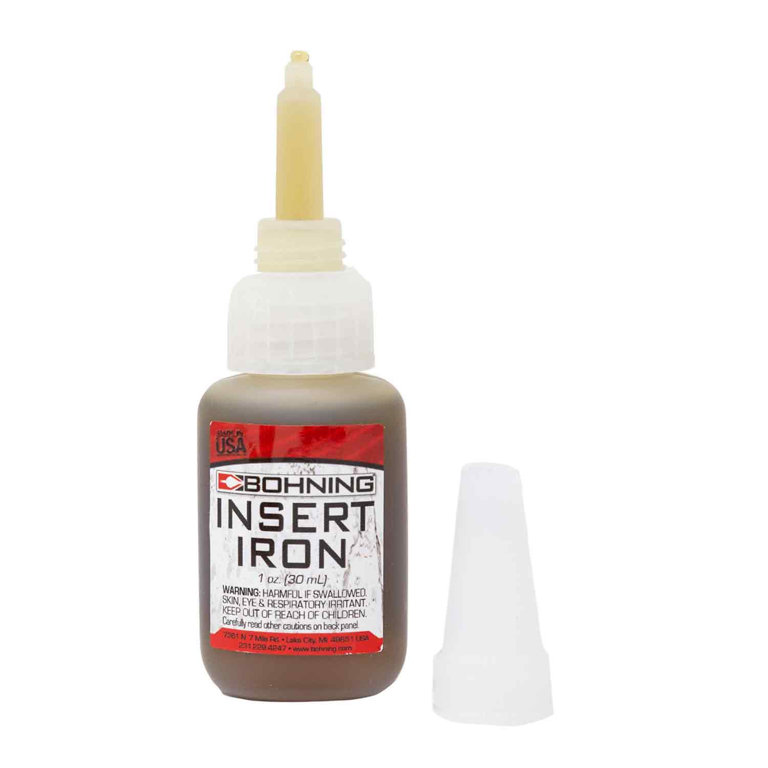 Bohning Insert Iron Glue - High Strength Adhesive for Arrow Fletching & Archery Equipment Repair - Perfect for Bowhunting and Target Practice