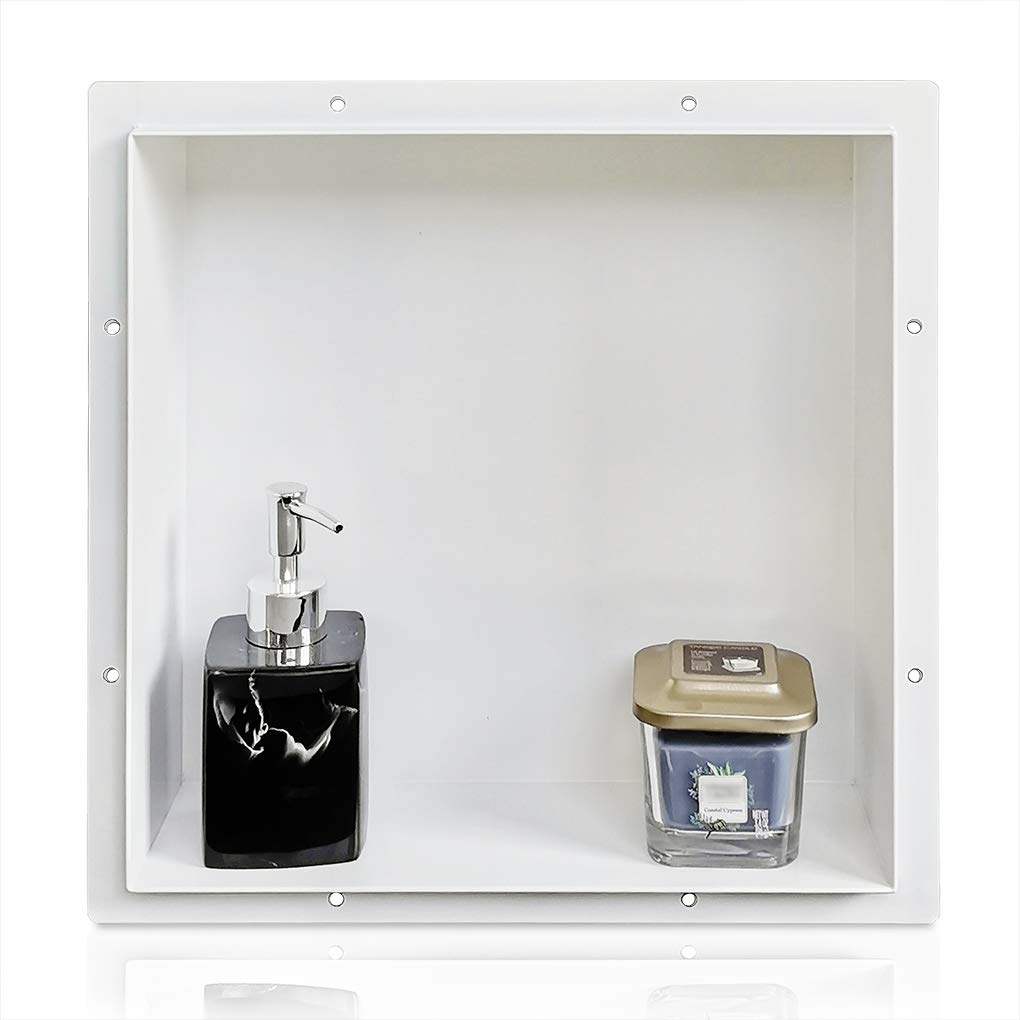 Stainless Steel Shower Niche with Insert Storage Shelf - 12