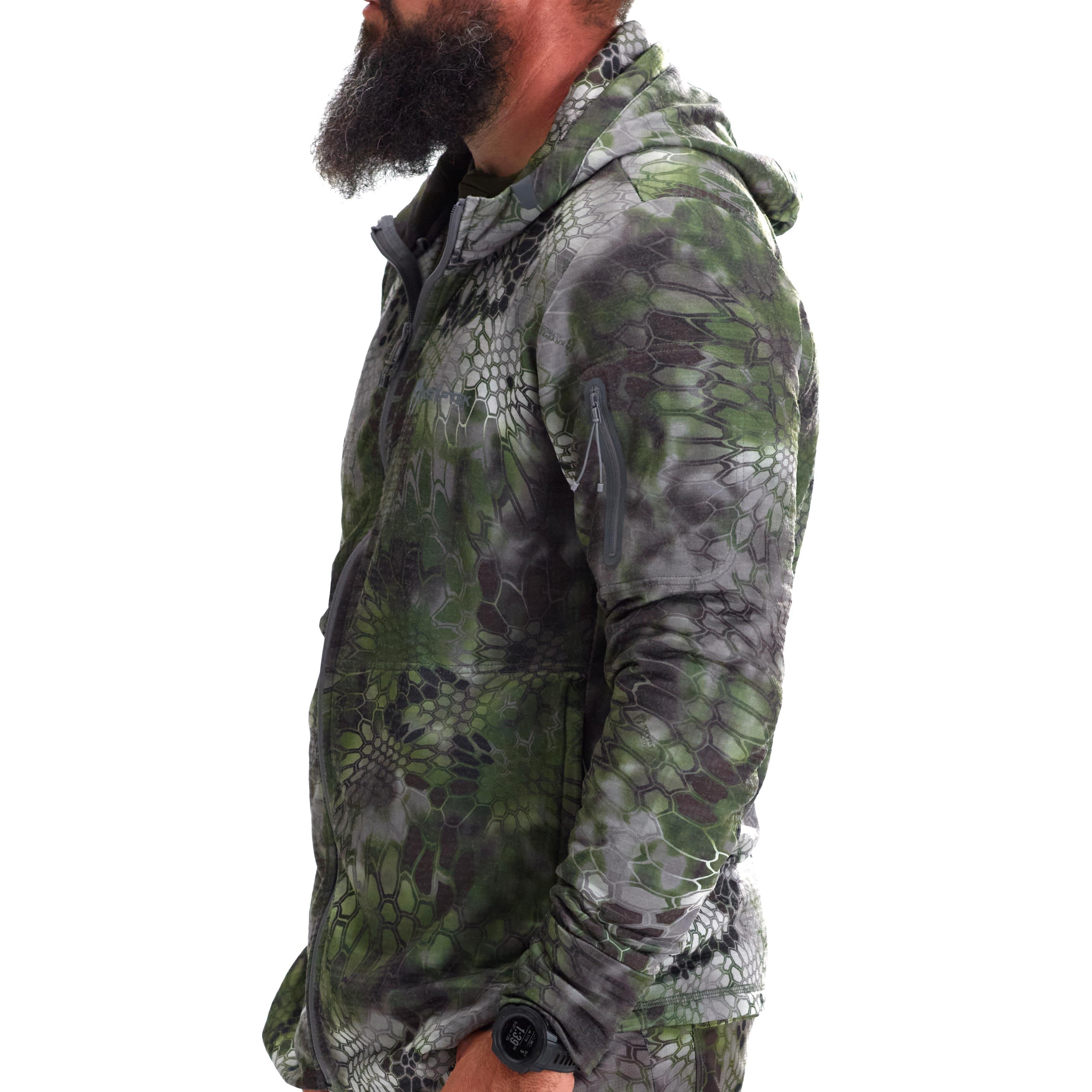 Arma Fleece Hoodie for Men & Women - Soft Warm Winter Pullover with Kangaroo Pocket - Perfect for Outdoor Activities, Hiking, and Casual Wear