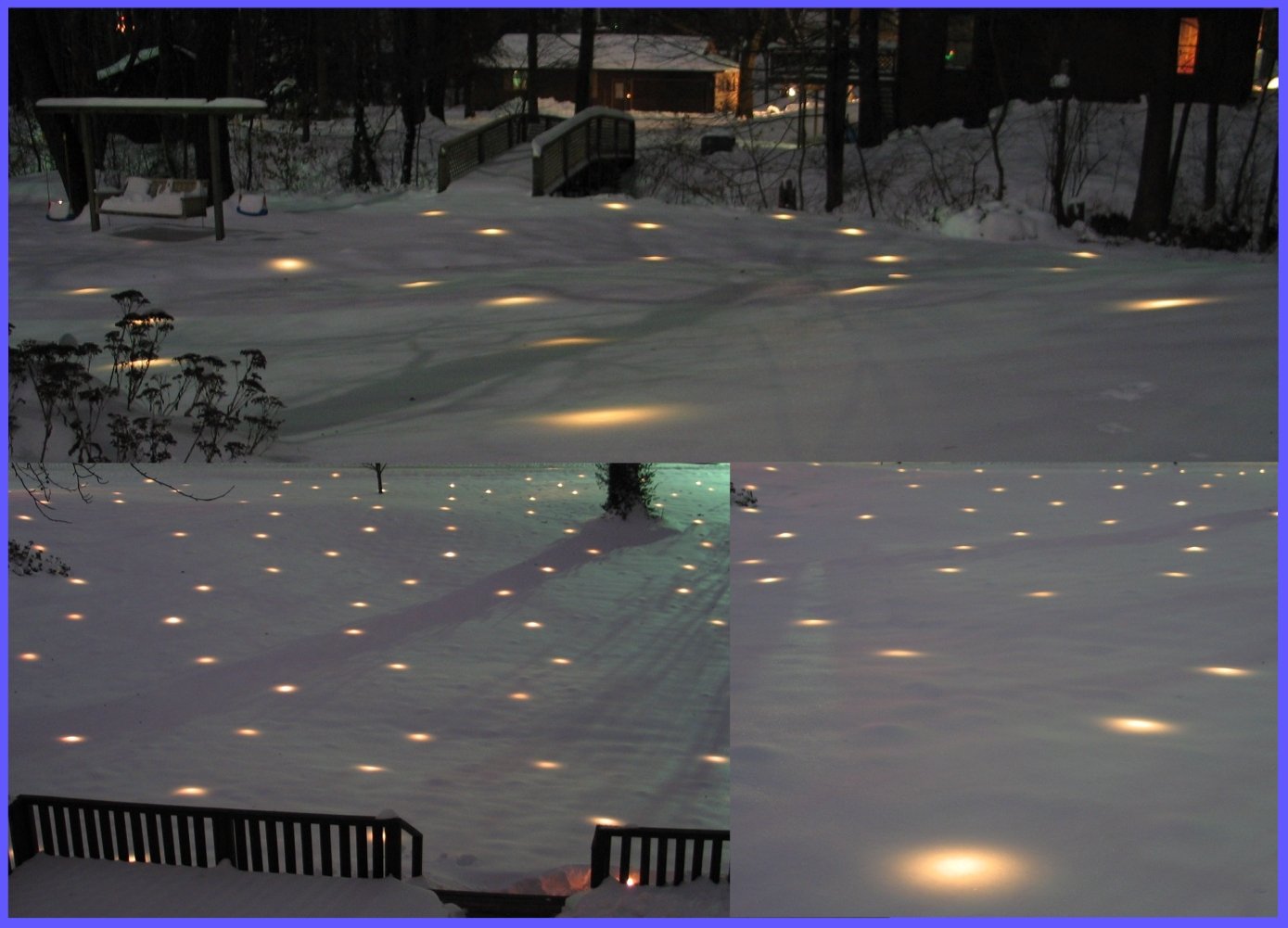 Solar Powered LED Lawn Lights for Outdoor Decoration - Waterproof Garden Pathway Markers with Strobe Mode, Perfect for Christmas, Halloween, Parties and Landscape Lighting (36-08)