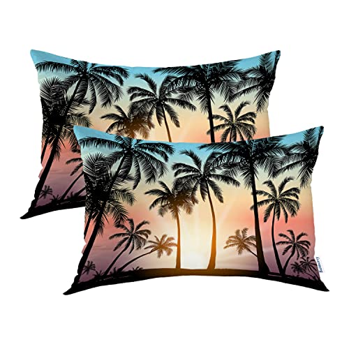 Summer Palm Tree Orange1