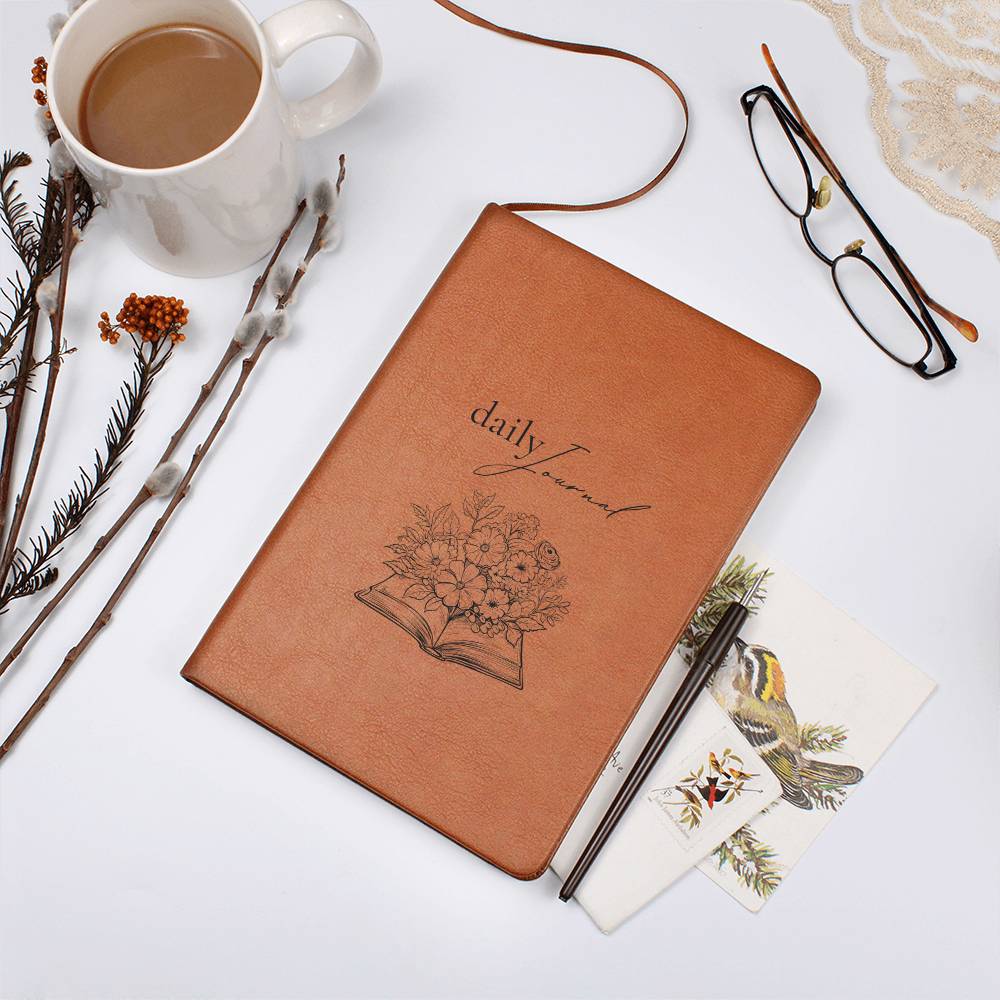Vegan Leather Journal for Writers - Inspirational Bookworm Gift - Perfect for Creative Writing, Note Taking & Journaling