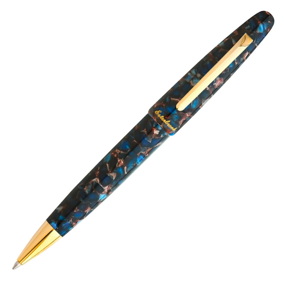 Esterbrook Estie Ballpoint Pen - Nouveau Bleu with Gold Trim | Premium Writing Instrument for Office, Business & Gifts | Elegant Everyday Use & Professional Settings