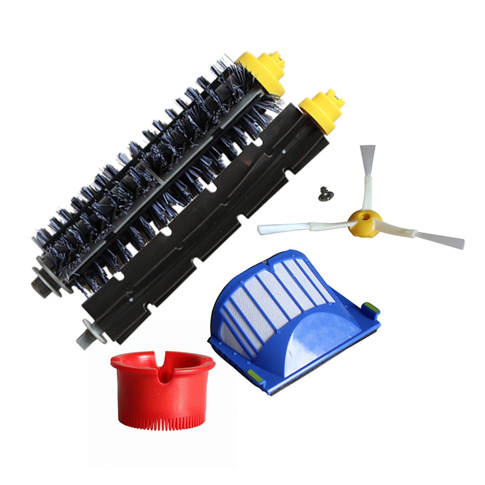 JIESITONG Replacement Filter Roller Brush Compatible with iRobot Roomba 600 Series (614, 675, 650, 670, 640, 677, 620) - Vacuum Cleaner Accessories for Home Cleaning - Perfect for Pet Hair, Dust, and Hardwood Floors
