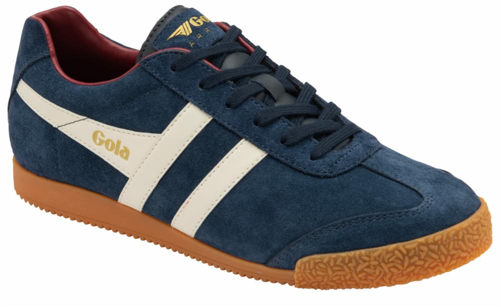 Gola Men's Harrier Blue Sneakers - Lightweight Running Shoes for Men | Casual Walking & Gym Workouts | Comfortable Athletic Footwear for Everyday Wear