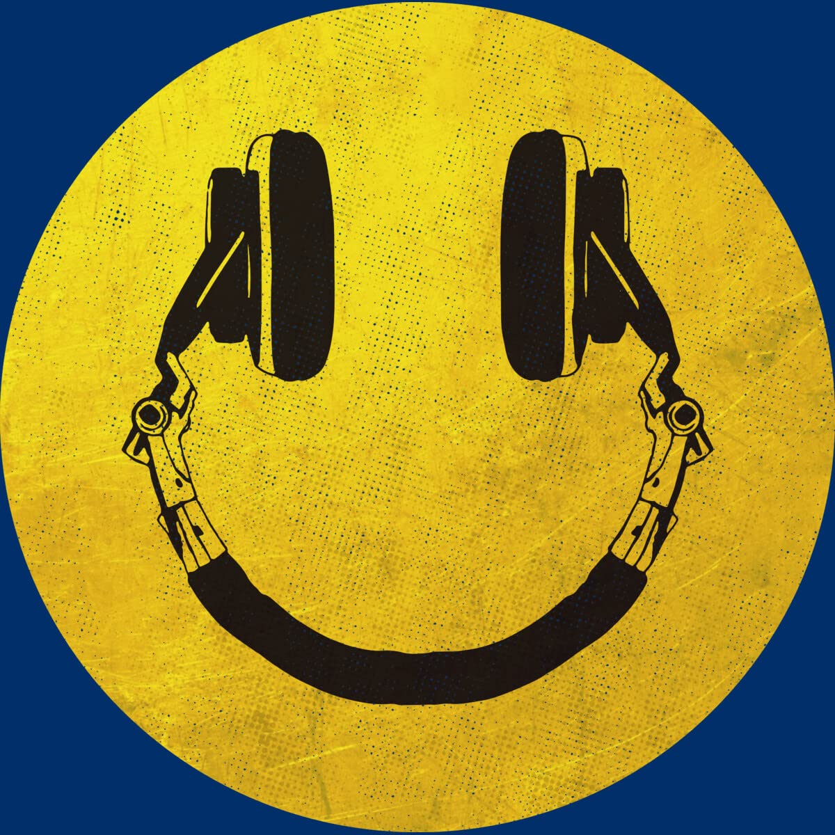 ArtTypeMachine Men's Music Smile Graphic T-Shirt - Soft Cotton Tee for Concerts, Festivals & Casual Wear
