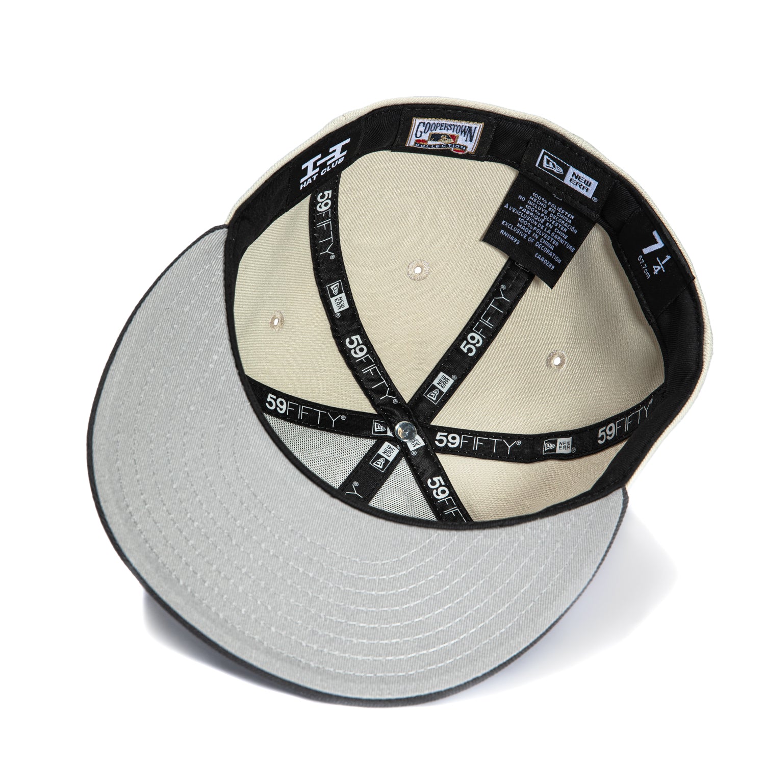 New Era 59Fifty St Louis Cardinals Busch Stadium Patch Hat - Stone, Graphite & Light Blue | MLB Baseball Cap for Fans, Game Day & Casual Wear