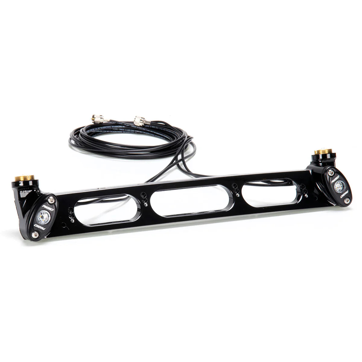 19-24 Ford Ranger Third Brake Light DUAL Antenna Mount with Rigid LED Lights | Off-Road Accessory for Enhanced Visibility & Style
