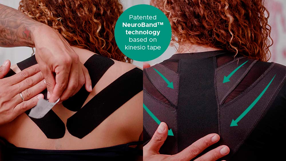Men's Posture Corrector T-Shirt - Breathable Mesh Back Brace for Shoulder & Spine Alignment - Relieves Neck, Cervical & Lumbar Pain - Ideal for Office Work, Driving & Daily Activities