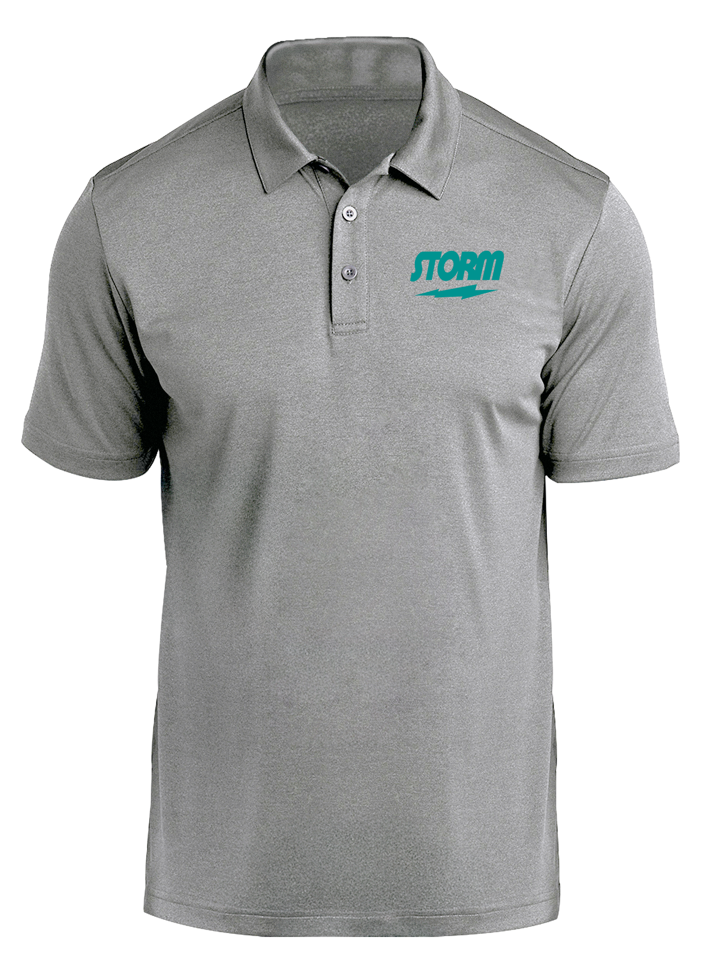 Storm Teal & Prime Polo Gray Men's Performance Polo Shirts - Moisture-Wicking, Breathable for Golf, Tennis & Casual Wear