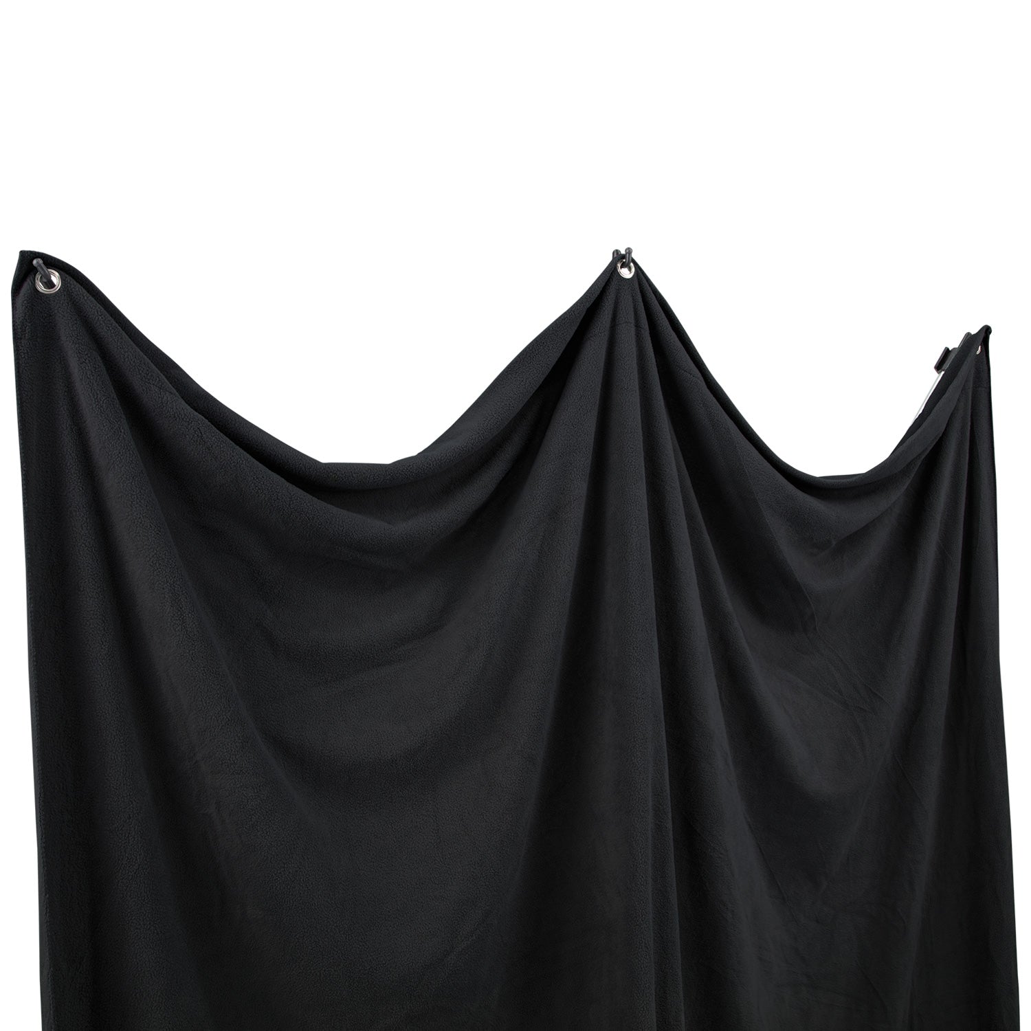 X Drop Pro Wrinkle Resistant Photography Backdrop - Rich Black (8' x 8') - Perfect for Studio Shoots, Product Photography & Video Backgrounds
