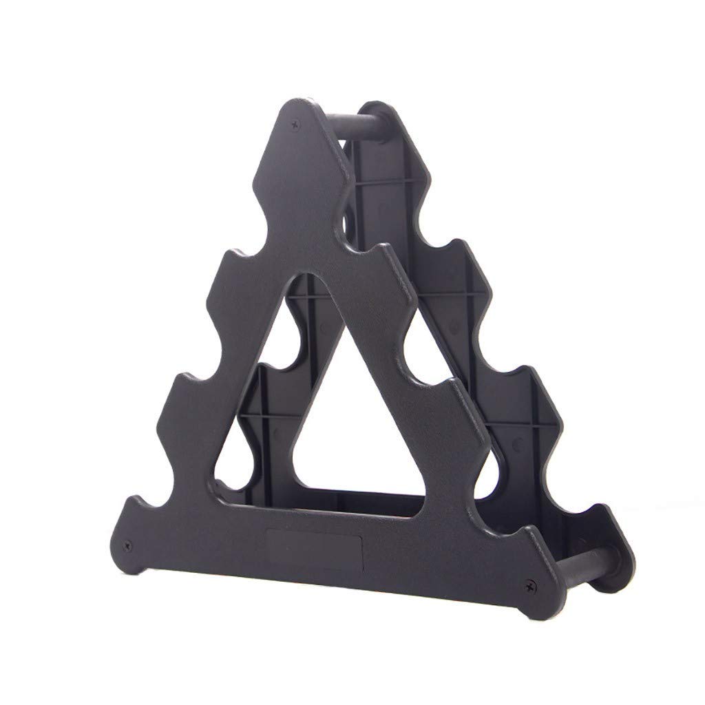 3-Tier Dumbbell Rack Stand - Heavy Duty Compact Weight Holder for Home Gym, Yoga & Workout - Portable Storage Solution for Dumbbells, Kettlebells & Fitness Equipment - Perfect for Small Spaces & Garage Gym Organization