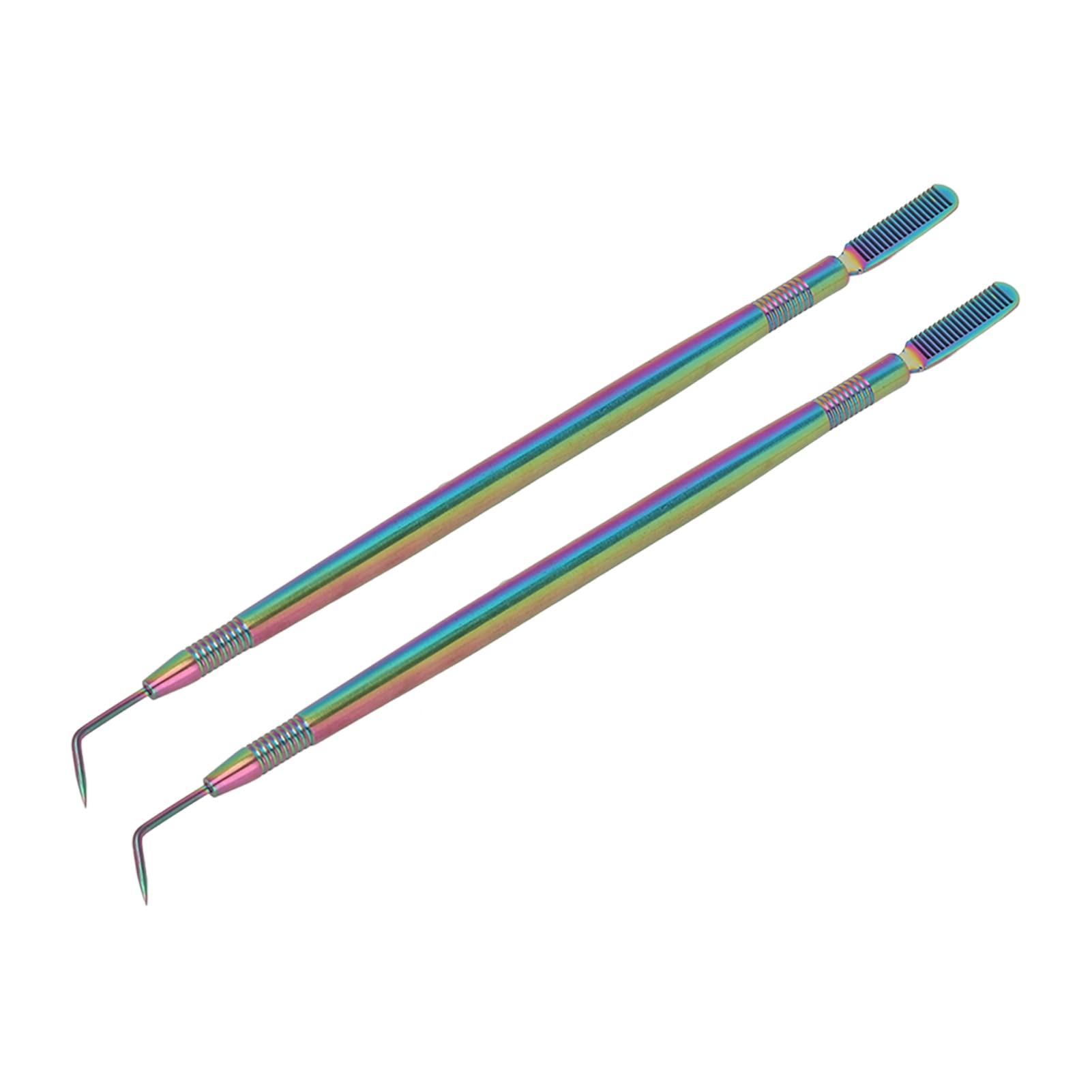 2 Pack Professional Eyelash Lift Perming Tools with Titanium Comb - Eyelash Separator & Tint Applicator for Lash Extensions & Salon Use - Perfect for Home & Professional Lash Styling