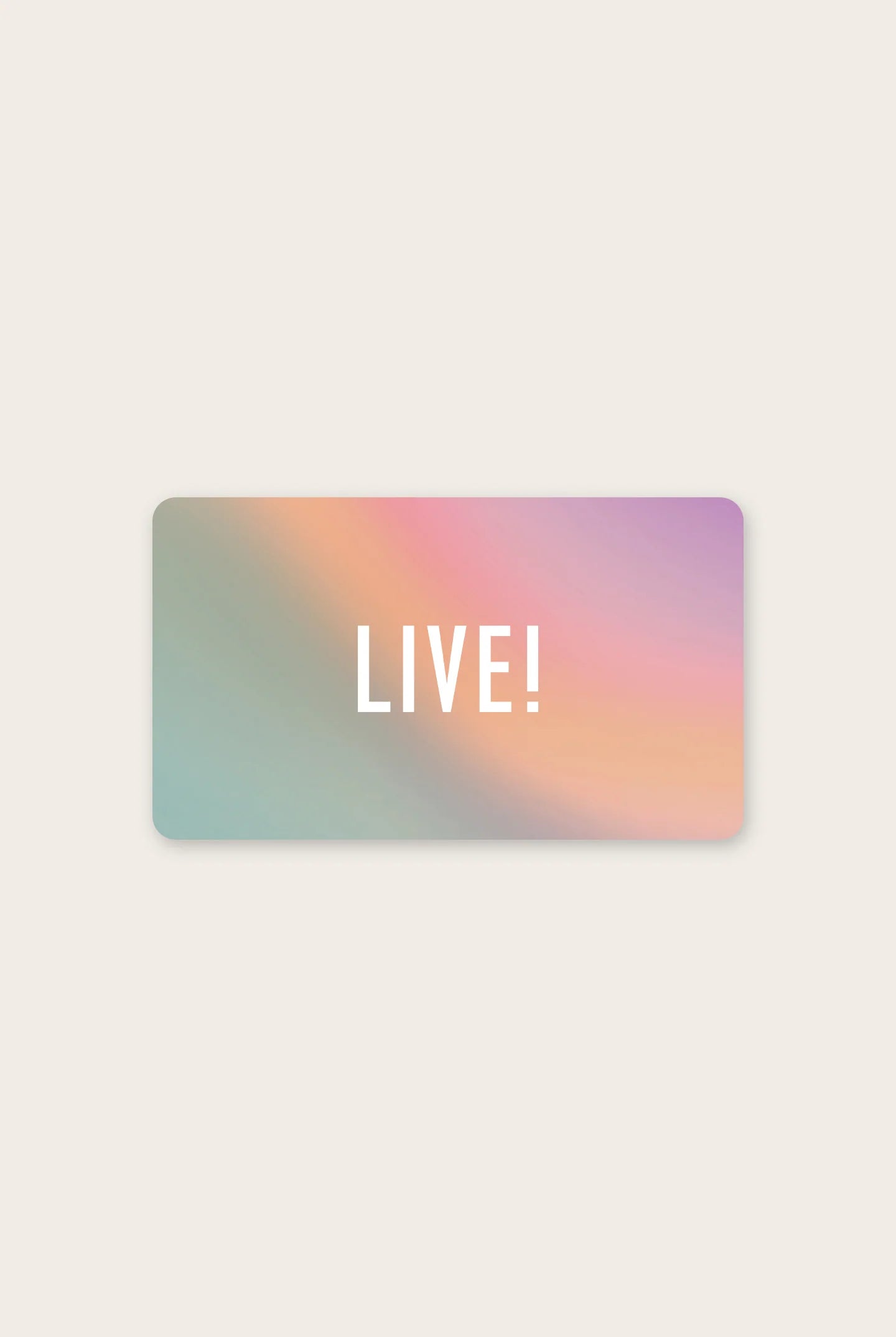 Buy LIVE! E Gift Card Online - Digital Gift Card for Gaming, Streaming & Entertainment | Perfect for Birthdays, Holidays & Special Occasions