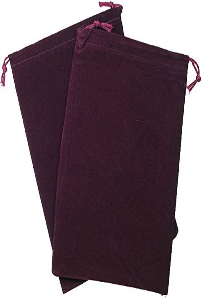 Premium Chessex Small Suede Dice Bag for RPG & Board Games - Burgundy Leather Pouch for D&D, MTG, Yahtzee & Tabletop Gaming Accessories