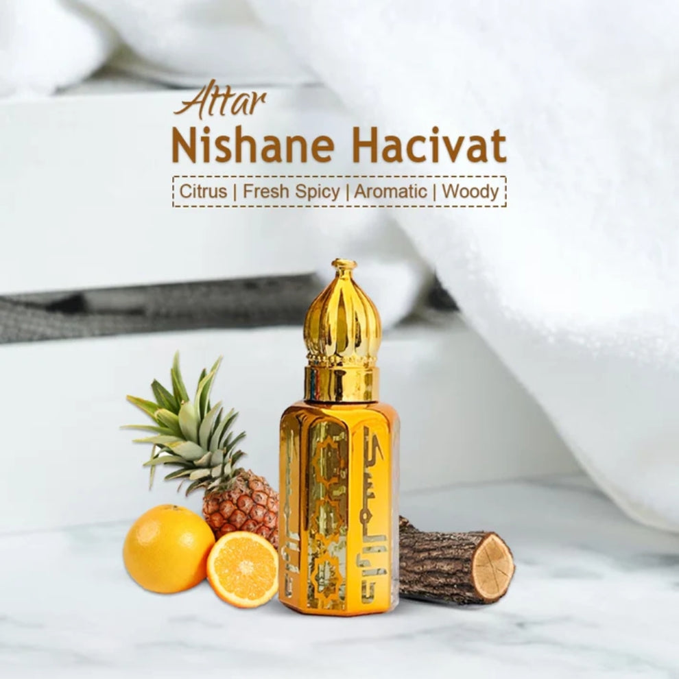 Nishane Hacivat 12ml Long Lasting Unisex Attar Oil - Premium Perfume for Men & Women | Perfect for Daily Wear, Special Occasions & Gifting