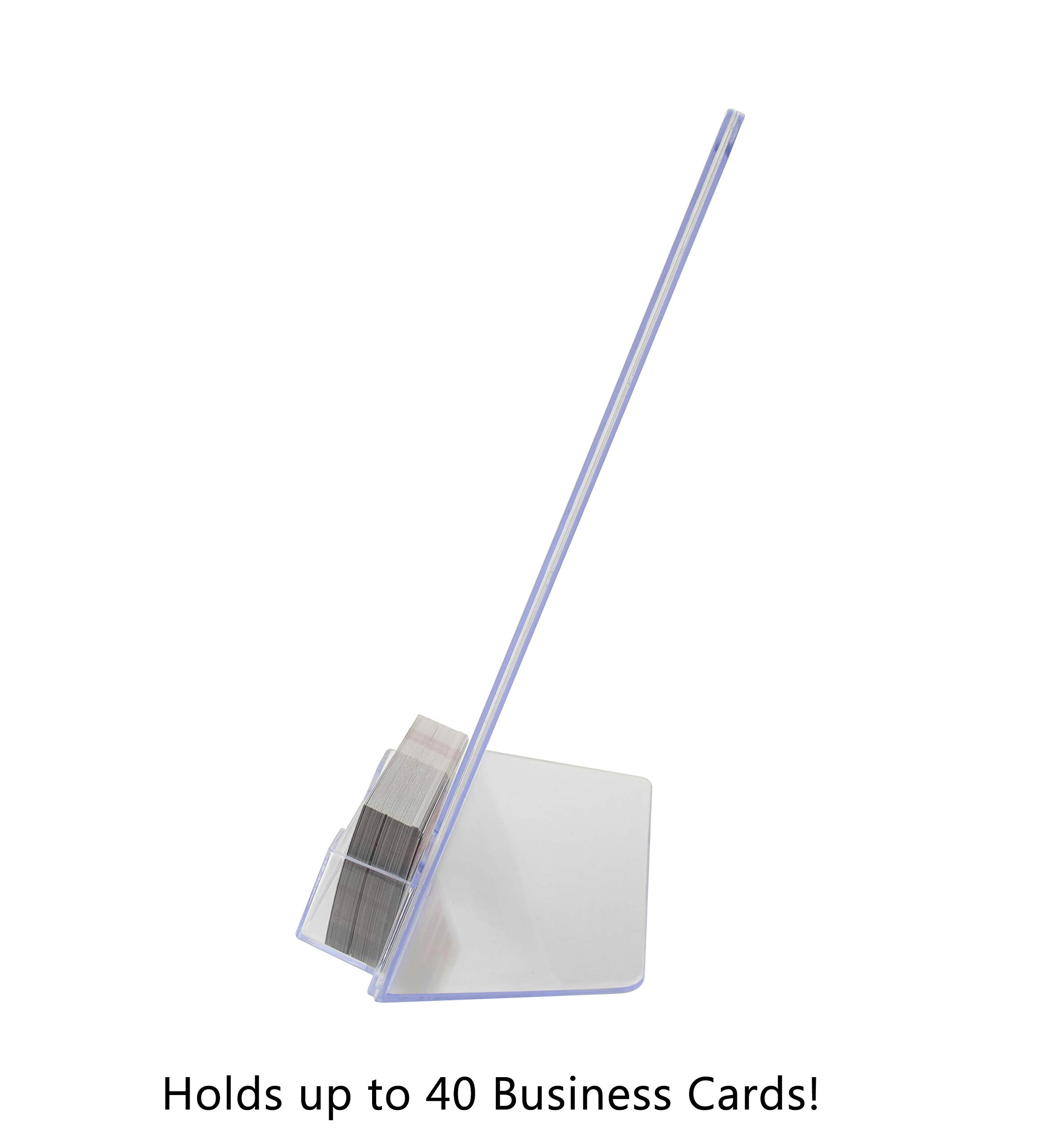 2 Pack Clear Acrylic Sign Holder for 8.5