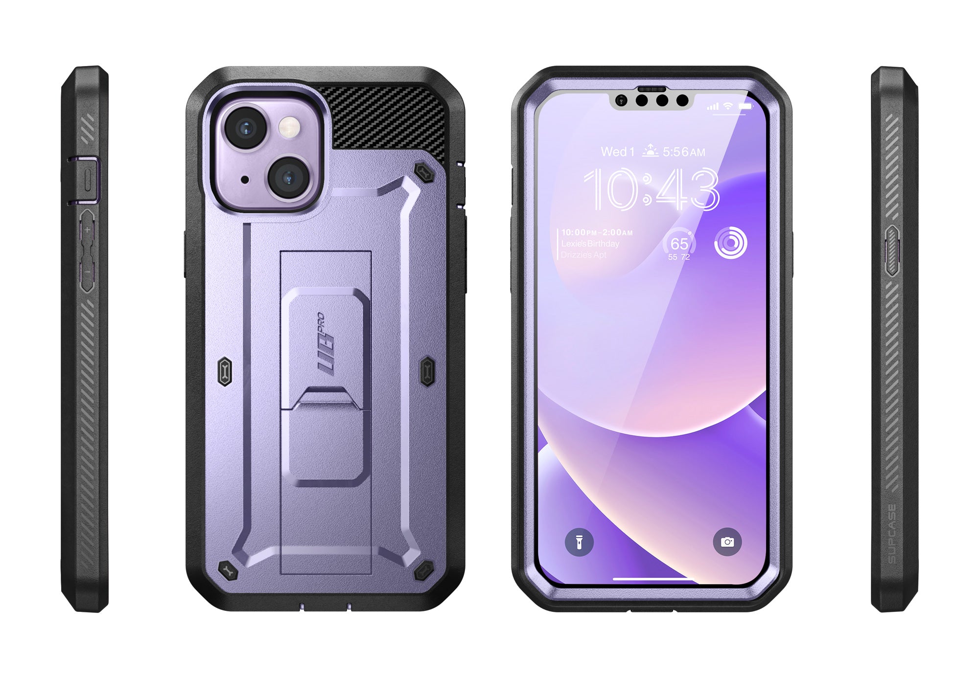 iPhone 14 Plus 6.7 Inch Unicorn Beetle PRO Heavy Duty Rugged Case - Shockproof, Drop Protection, Scratch Resistant Cover for Apple iPhone 14 Plus (Deep Purple) - Perfect for Outdoor Adventures, Construction Work & Extreme Sports