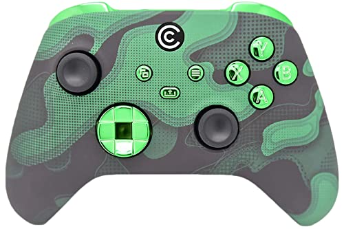 Green Camo W/Green Chrome Inserts