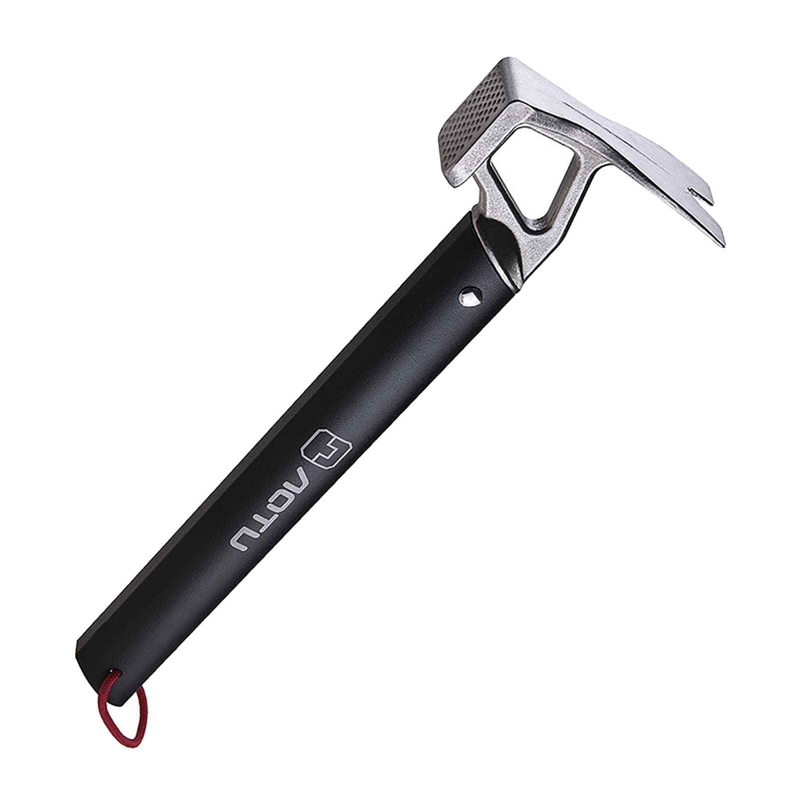 Milageto Aluminum Tent Stake Hammer - Heavy Duty Portable Camping Tool for Mountaineering & Climbing | Multi-Functional Stake Puller & Remover | Perfect for Outdoor Adventures, RV Camping & Backpacking Trips