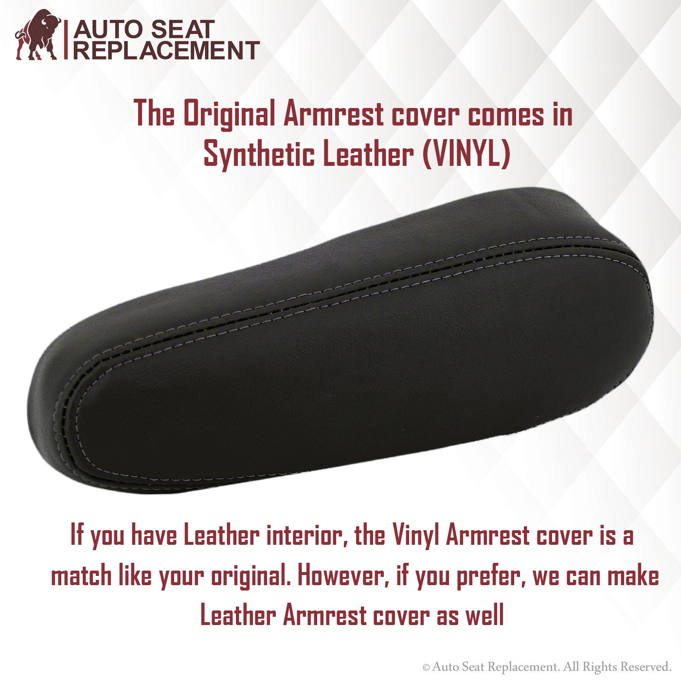 2003-2007 Chevy Silverado Avalanche Seat Covers - Premium Dark Gray Leather or Vinyl Replacement Covers for Truck Seats - Perfect for Protection & Style Upgrade