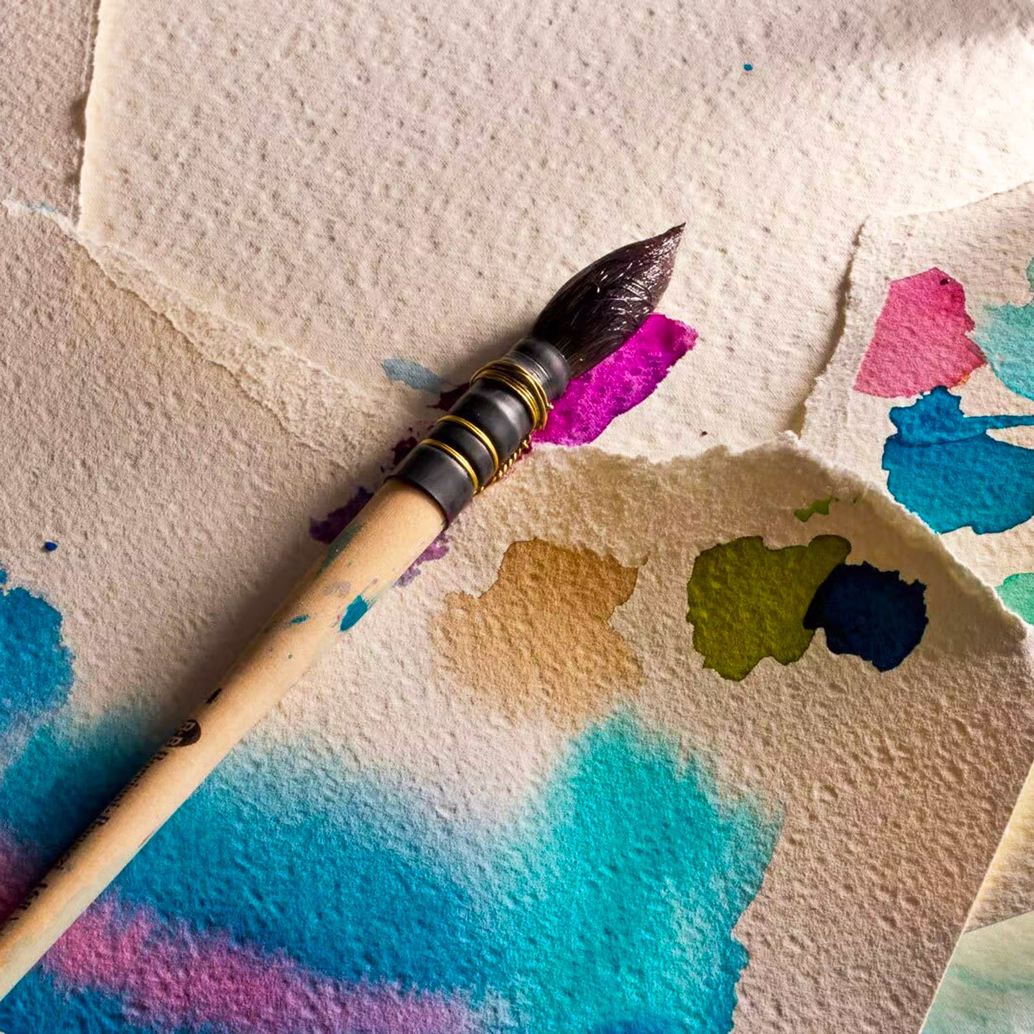 Artistico Premium Watercolor Paper - Extra White, Acid-Free, 140lb/300gsm Cold Press for Professional Artists - Perfect for Painting, Sketching & Mixed Media Art