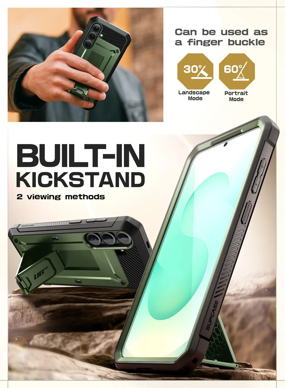 SUPCASE Galaxy S25 Plus UB Pro Military Grade Protective Case - Shockproof, Drop Proof Phone Cover for Outdoor, Work & Daily Use