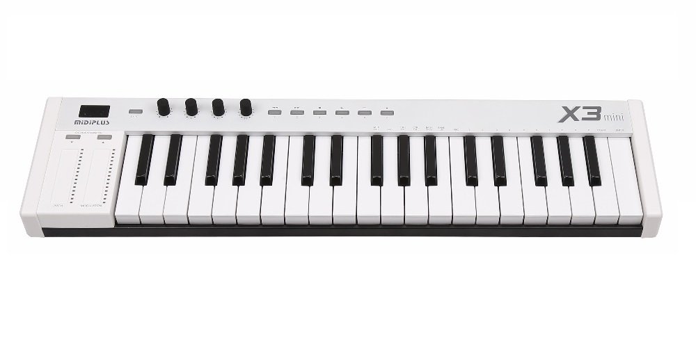 MIDIPLUS X3 Mini USB MIDI Keyboard Controller - Compact 25-Key Portable MIDI Controller for Music Production, Recording & Live Performance
