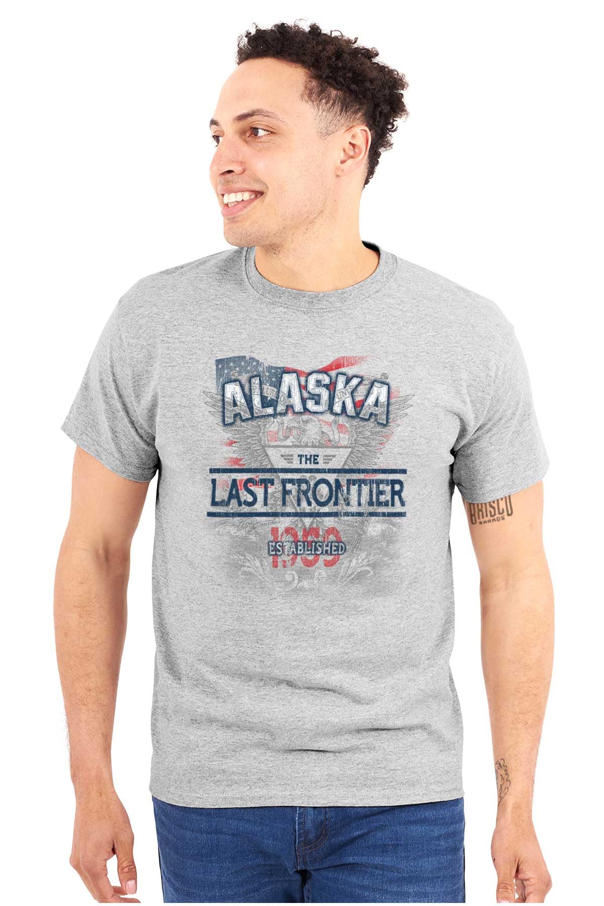 Alaska USA Motto Graphic T-Shirt for Men & Women - Casual Wear, Travel & Outdoor Activities