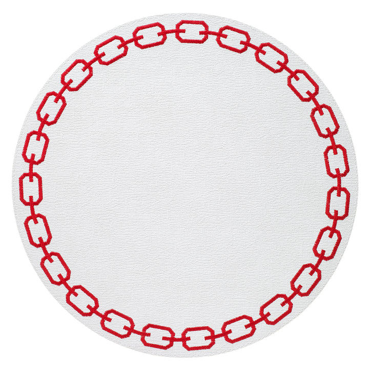 Premium Stainless Steel Chains Placemats Set of 4 - Elegant Table Decor for Dining Room, Kitchen & Party Settings