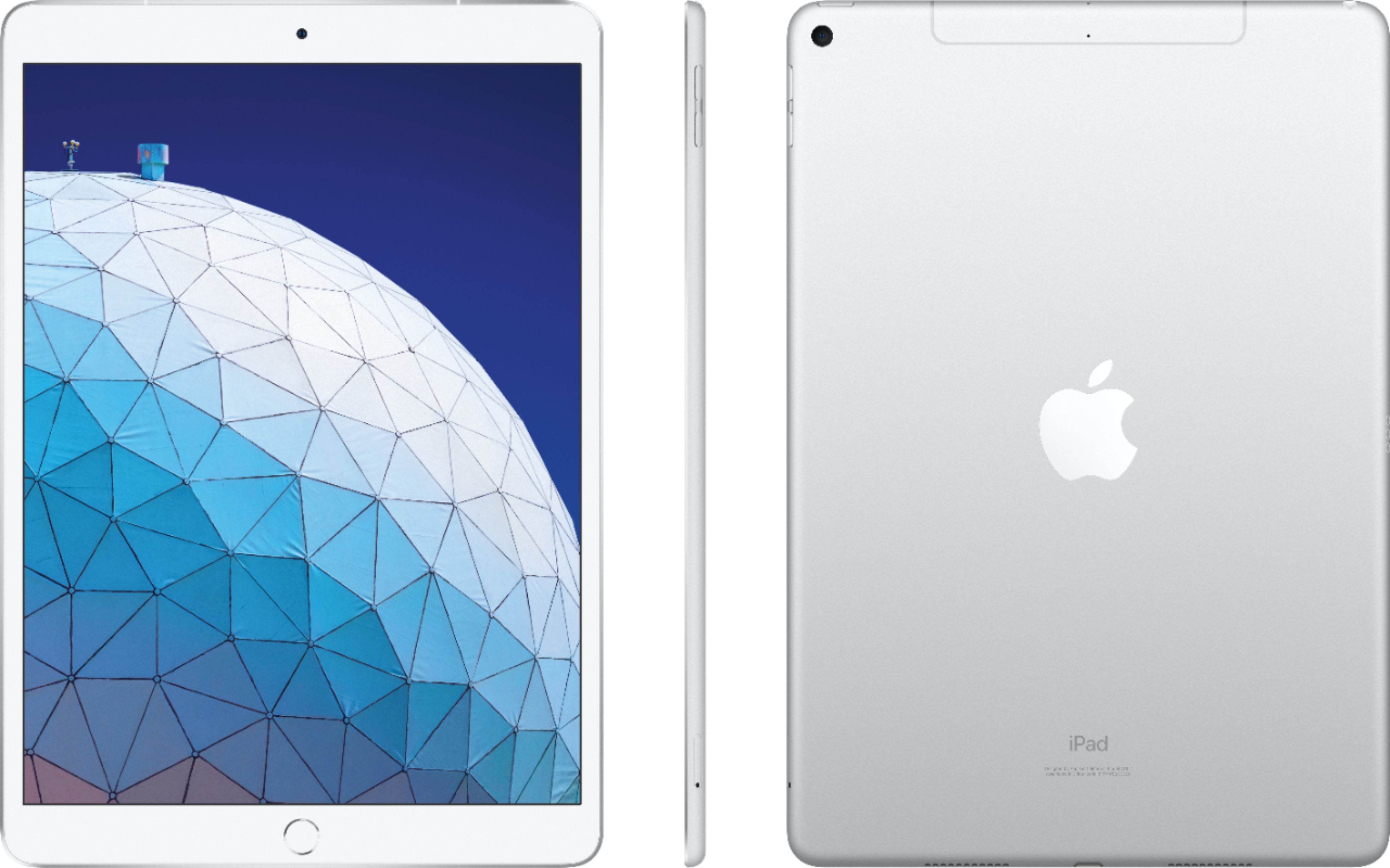 Apple iPad Air 3 (3rd Generation, 10.5-inch) 256GB Silver - WiFi + Cellular - Perfect for Work, Study & Entertainment