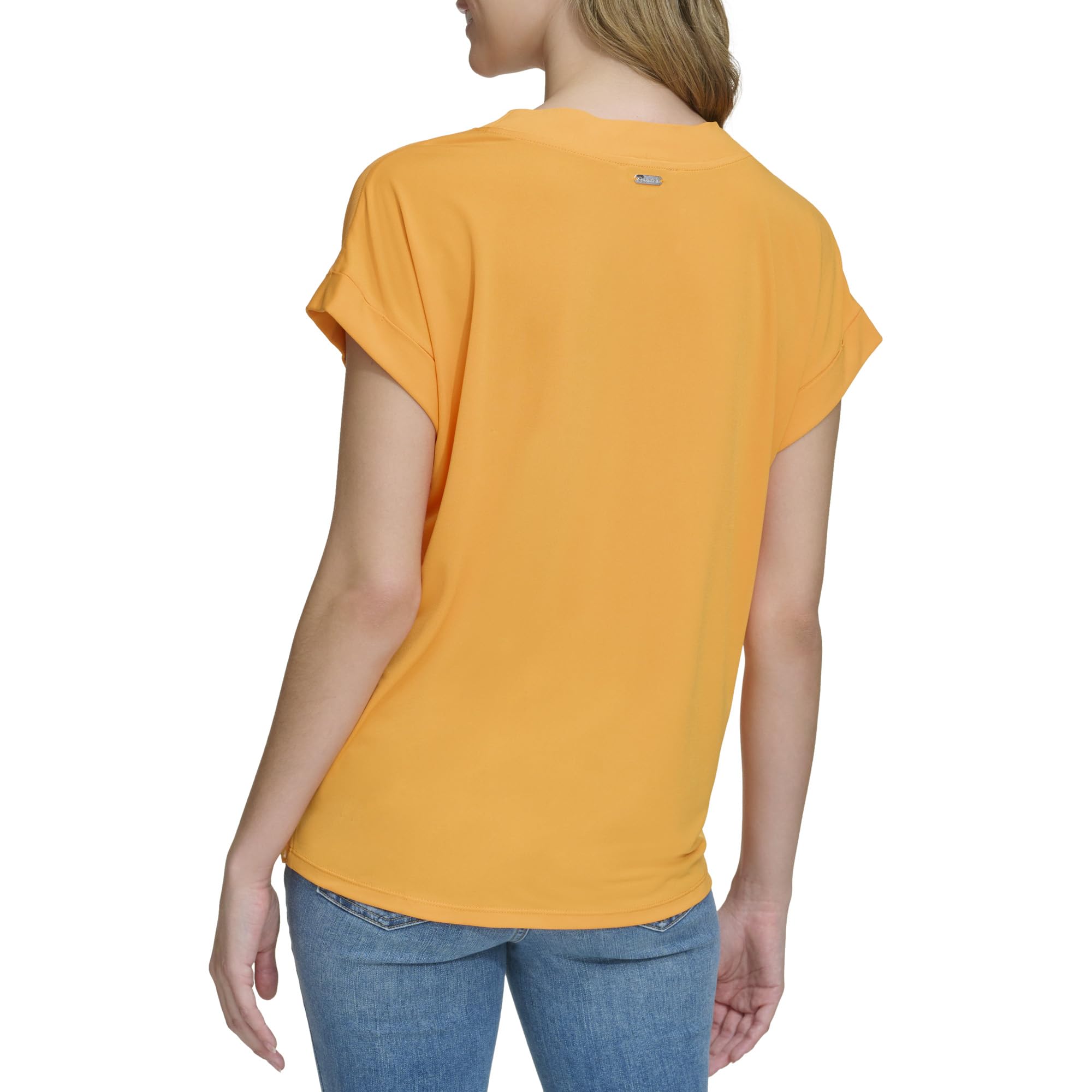 Calvin Klein Women's Sleeveless V-Neck Knit Top - Soft Stretchy Casual Summer Blouse for Work & Weekend Outfits