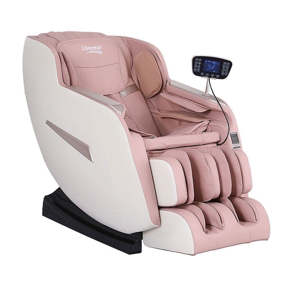Livemor Electric Massage Chair with Recliner - Full Body Shiatsu Massage for Home & Office - Perfect for Relaxation, Pain Relief, and Stress Relief