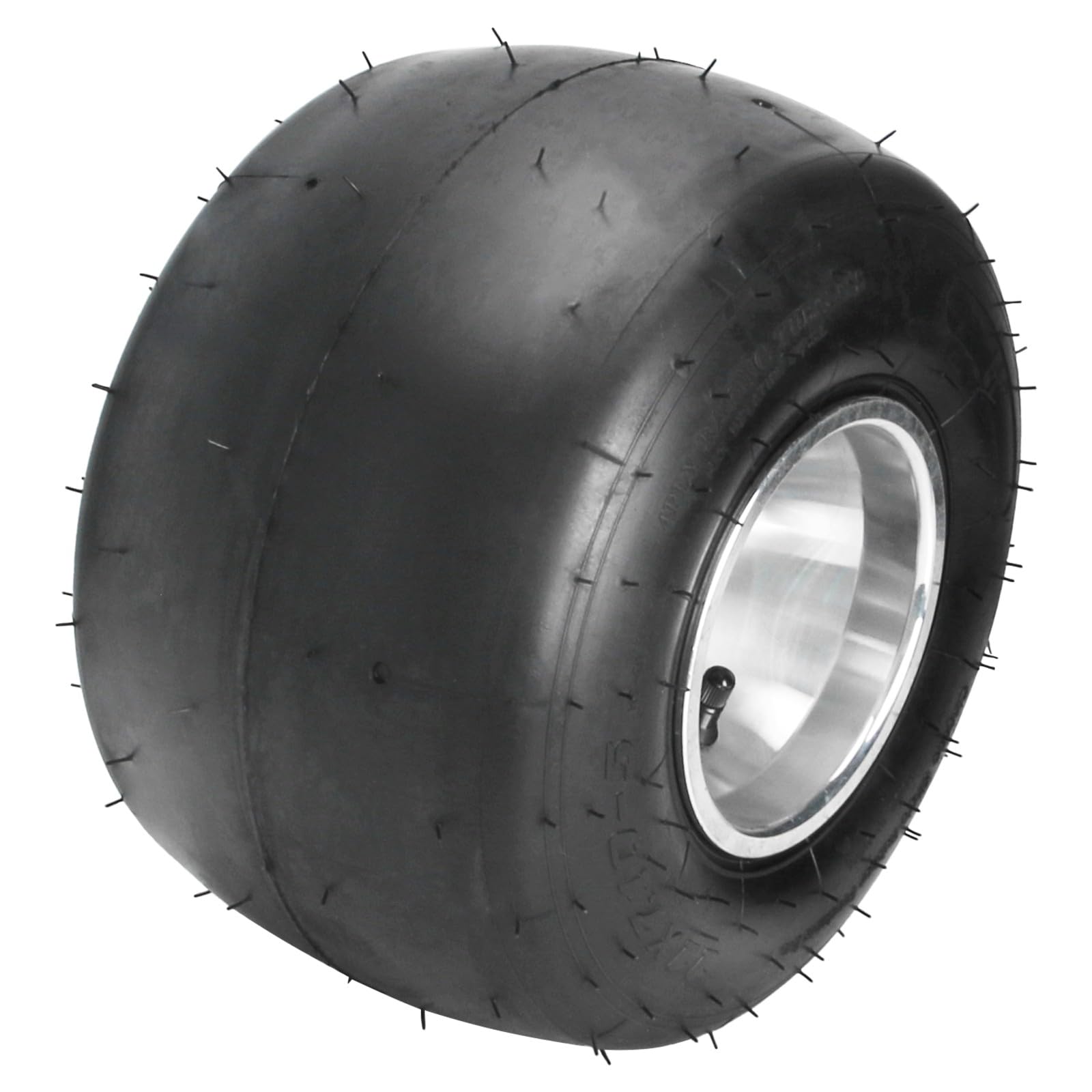 Premium 11x7.10-5 Go Kart Rear Wheels - High-Grip Slick Racing Tires with Durable Aluminum Rims for Drift Trikes, Racing Karts & Off-Road Vehicles - Perfect for Track Racing, Drifting & Backyard Fun