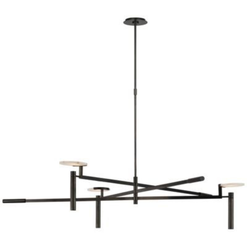 Luxury Alabaster Kelly Wearstler Chandelier - Modern Crystal Ceiling Light Fixture for Dining Room, Living Room & Bedroom Decor