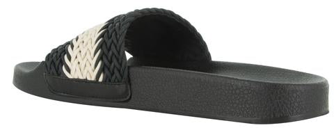 Ezra Slide Ebony - Premium Wooden Slides for Men & Women | Comfortable & Stylish Sandals for Summer, Beach, and Casual Wear