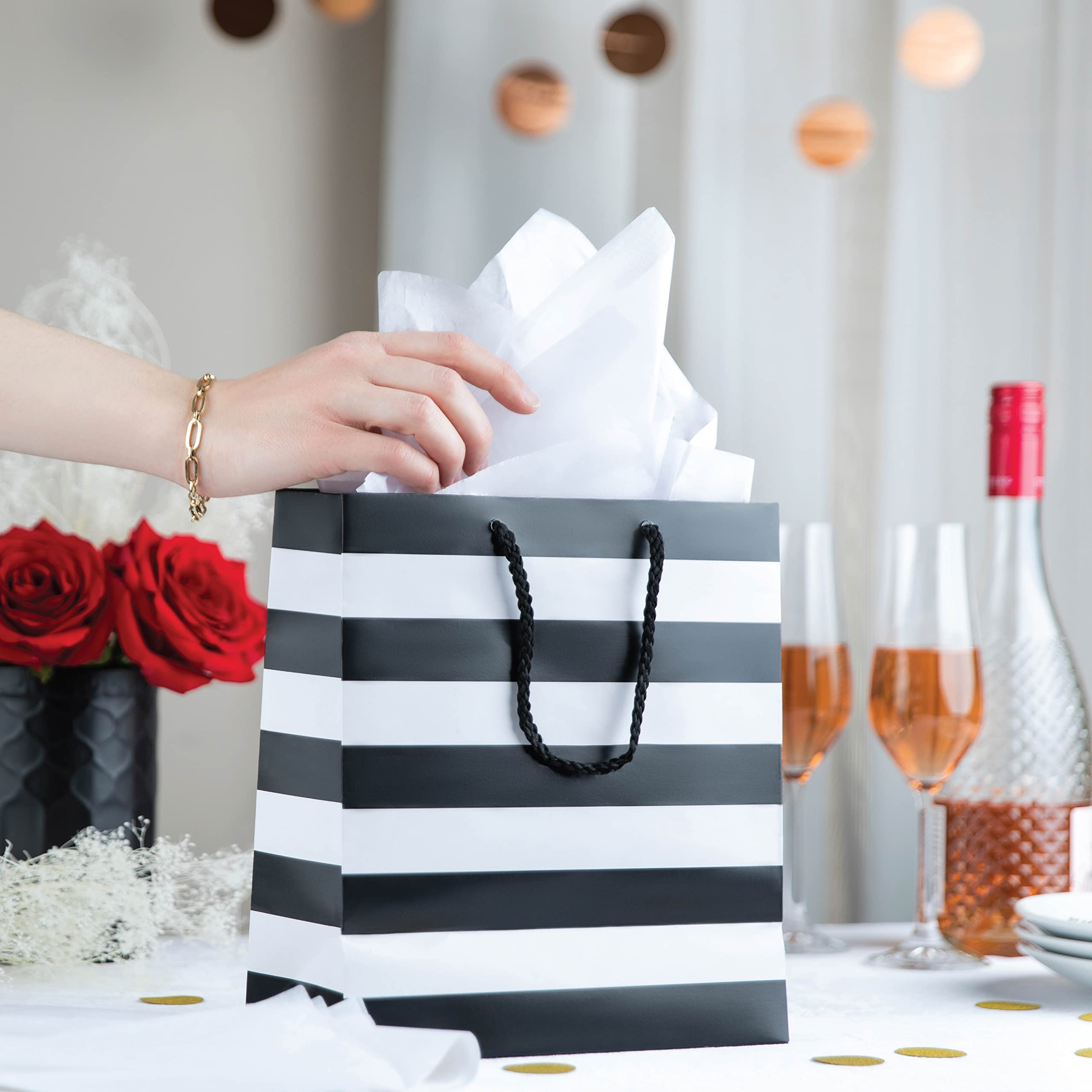 Premium White Tissue Paper for Gift Bags & Wrapping - 20