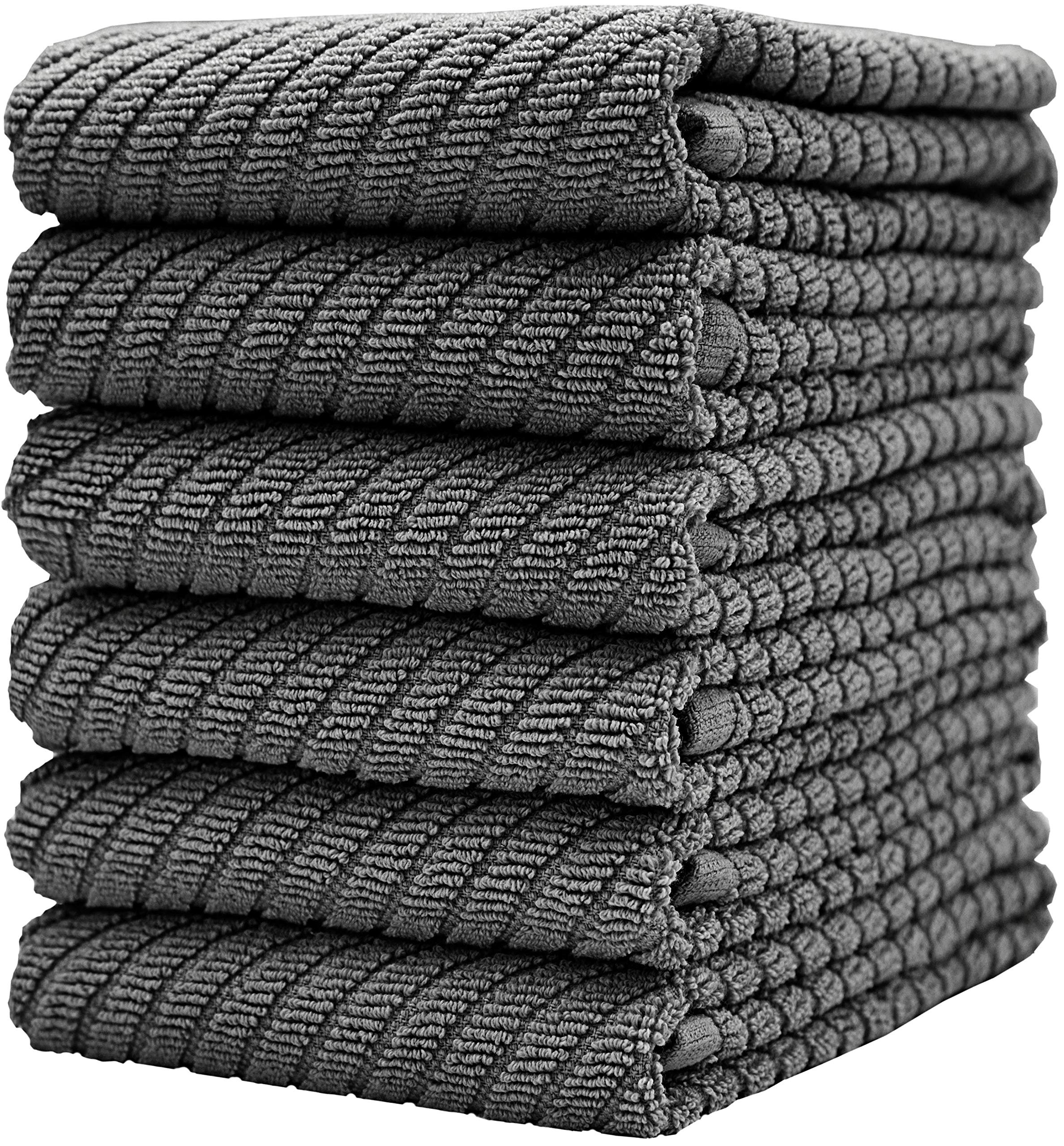 Premium Cotton Kitchen Towels Set of 6 (16