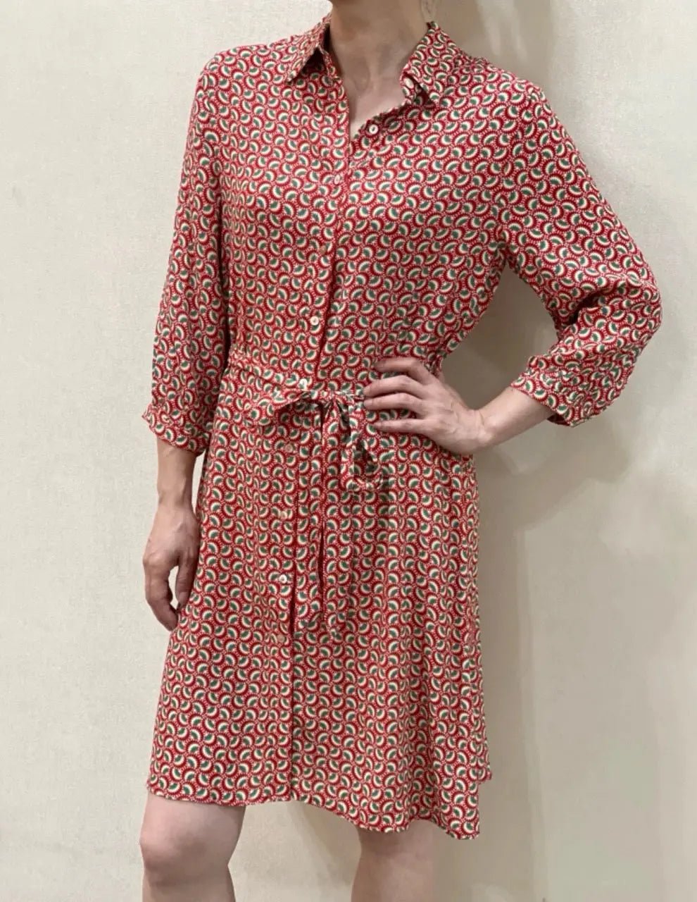 Evie Printed Chemise Robe - Women's Floral Loungewear for Home Relaxation & Spa Days