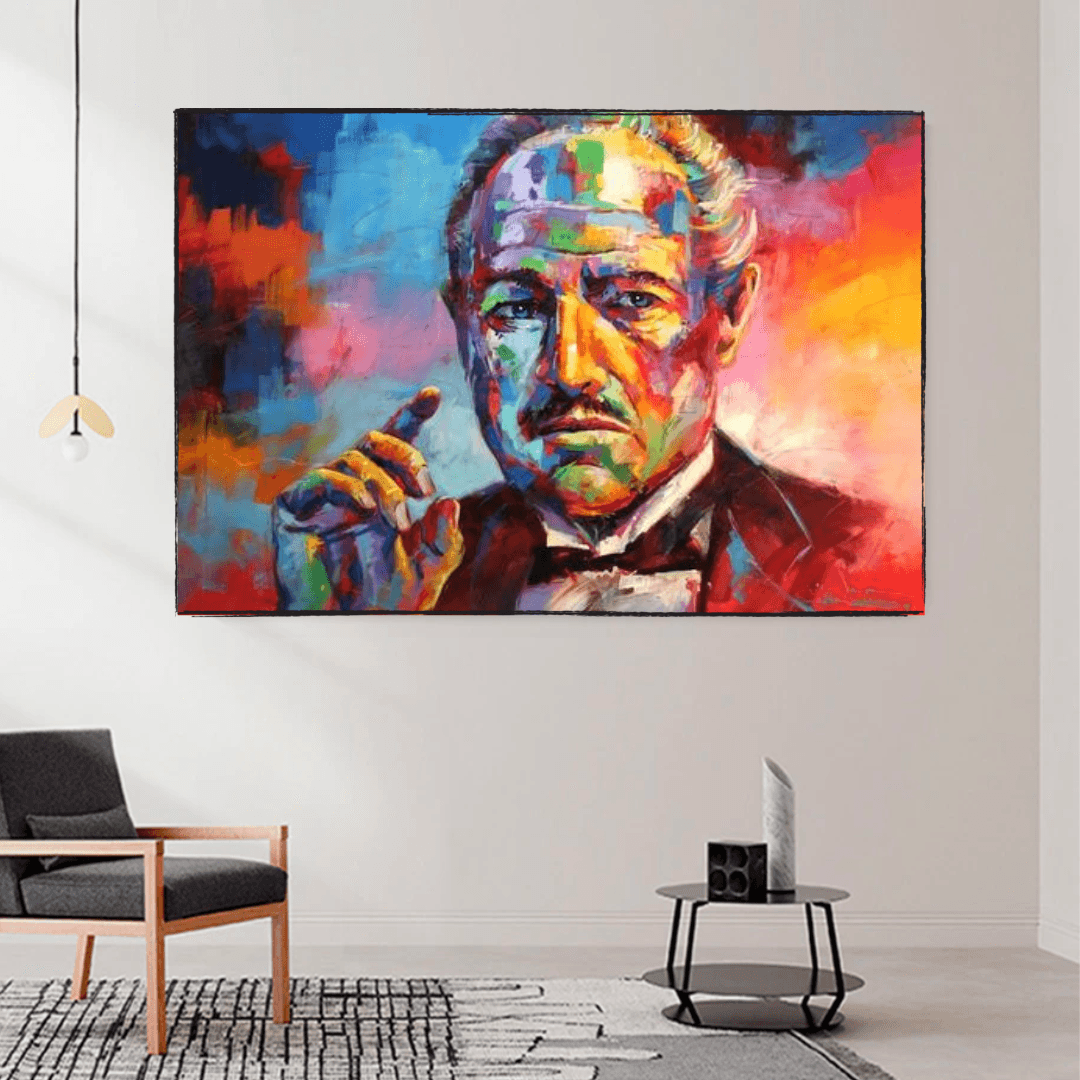 The Godfather Movie Canvas Poster - Stylish and Unique Wall Art Decor for Living Room, Bedroom, Office & Gifts