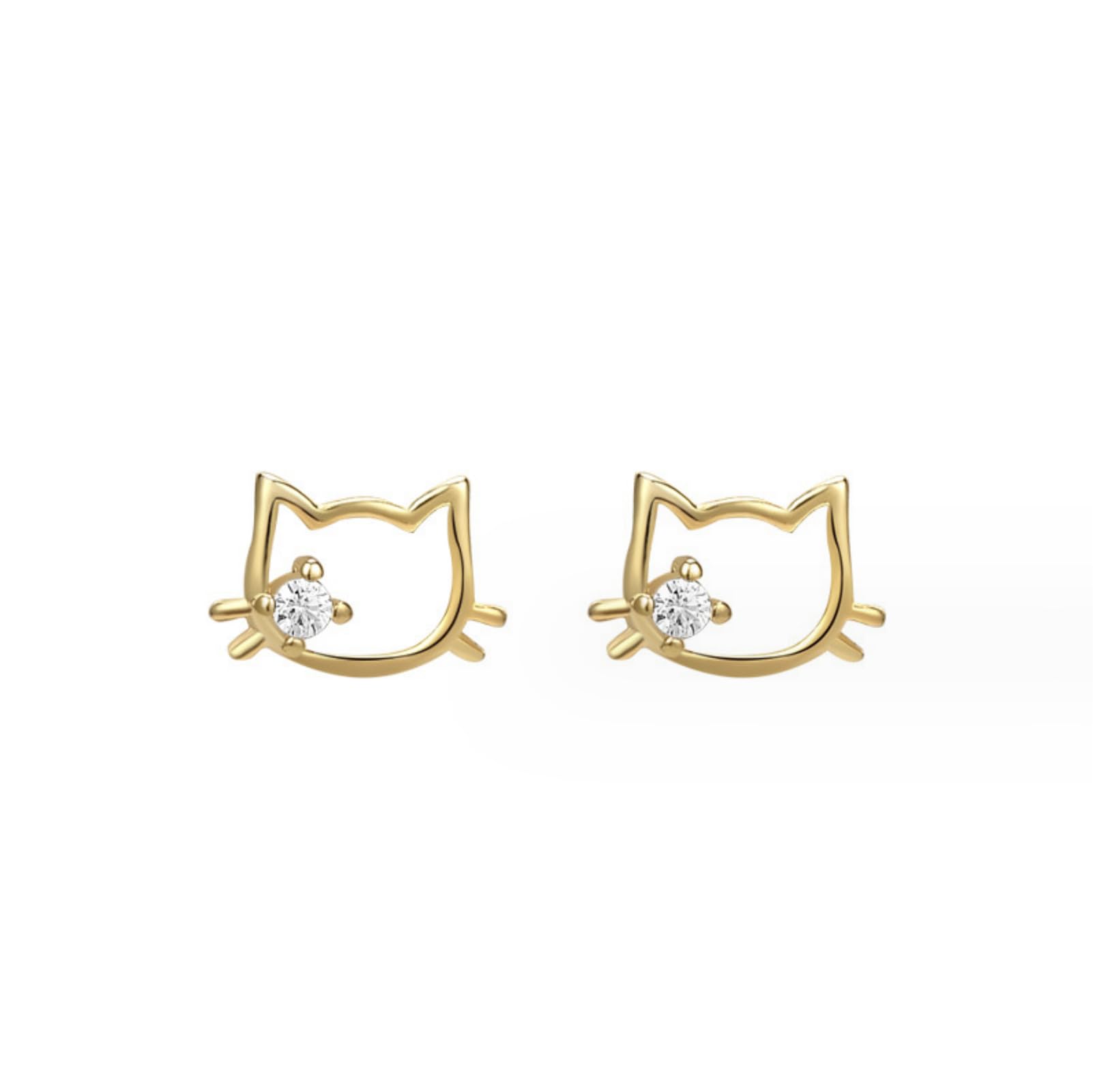 Sterling Silver Screw Back Stud Earrings for Women | Dainty Hypoallergenic Cubic Zirconia & Rhinestone Earrings | S925 Tiny Simple Fashion Jewelry | Perfect for Daily Wear, Parties & Birthday Gifts