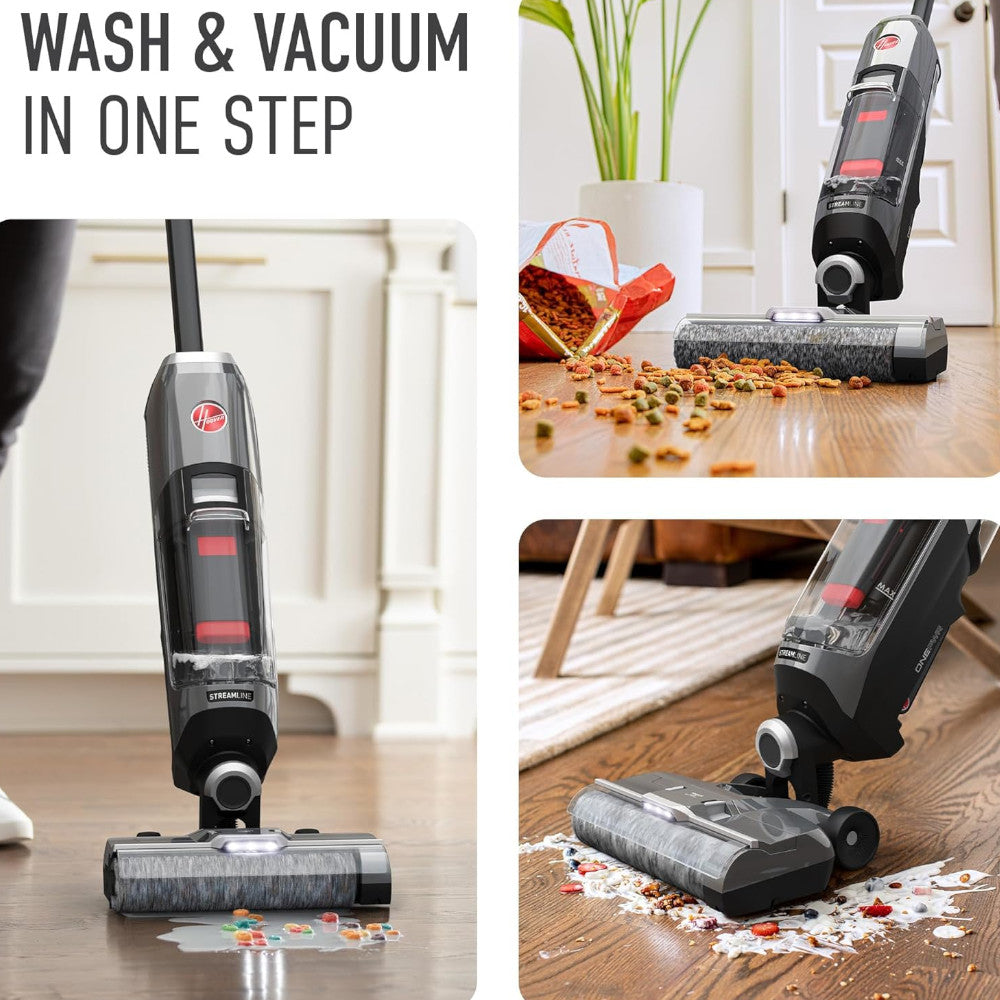 HOOVER ONEPWR BH55400V Cordless Hard Floor Cleaner - Factory Serviced with Home Essentials Warranty | Perfect for Hardwood, Tile & Laminate Floors