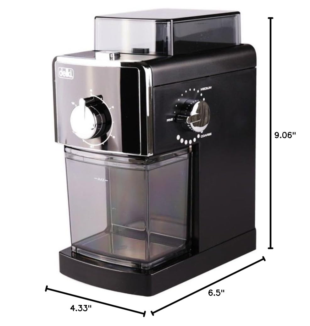 DELKI DKM 5278 Electric Coffee Grinder for Fresh Beans - 220V Stainless Steel Blade Mill for Espresso, French Press & Drip Coffee - Perfect for Home Kitchen & Office Use