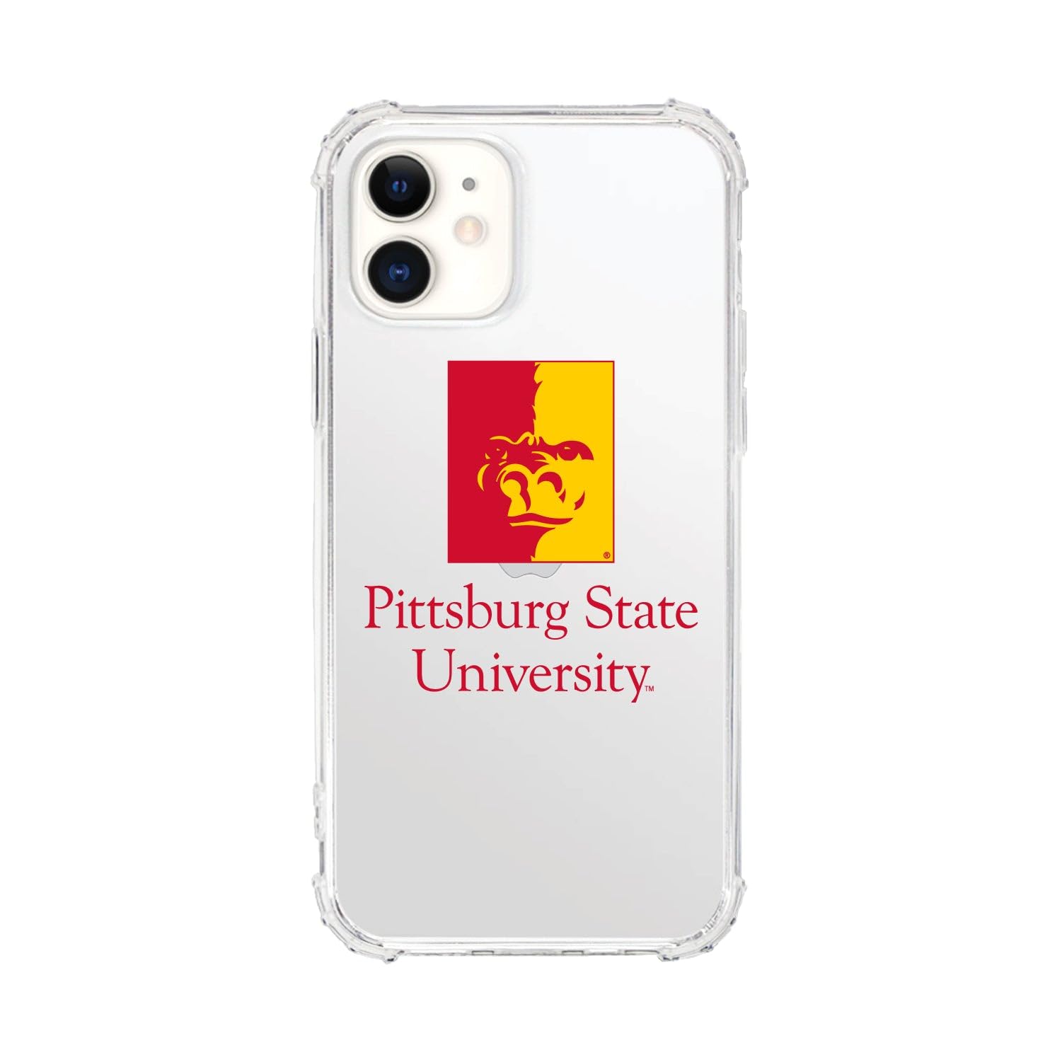 OTM Essentials Durable Phone Case for iPhone 13 Pro - Shockproof Tough Edge Protection, Classic White Design | Perfect for Pittsburg State University Students & Everyday Use