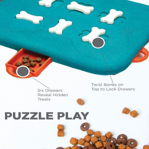 Outward Hound Fun Feeder Dog Bowl - Slow Feeder for Dogs to Prevent Bloat & Improve Digestion - Perfect for Mealtime, Training, and Puzzle Play