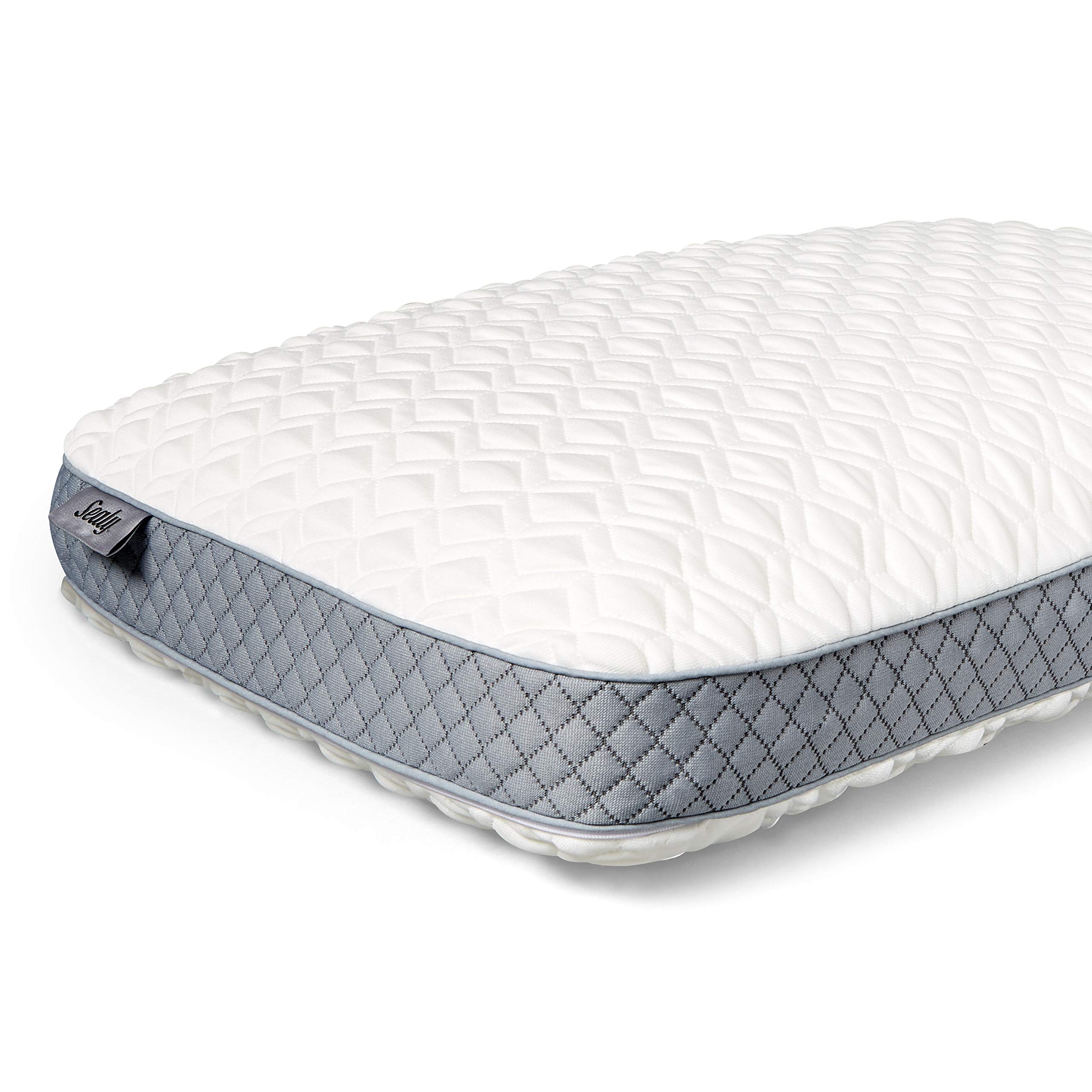 Sealy 4-Inch SealyChill Gel & Comfort Pillowtop Memory Foam Full Mattress Topper with Molded Memory Foam Pillow Set - Cooling Mattress Pad for Hot Sleepers, Pressure Relief & Back Support - Perfect for Bedroom, Guest Room & Dorm